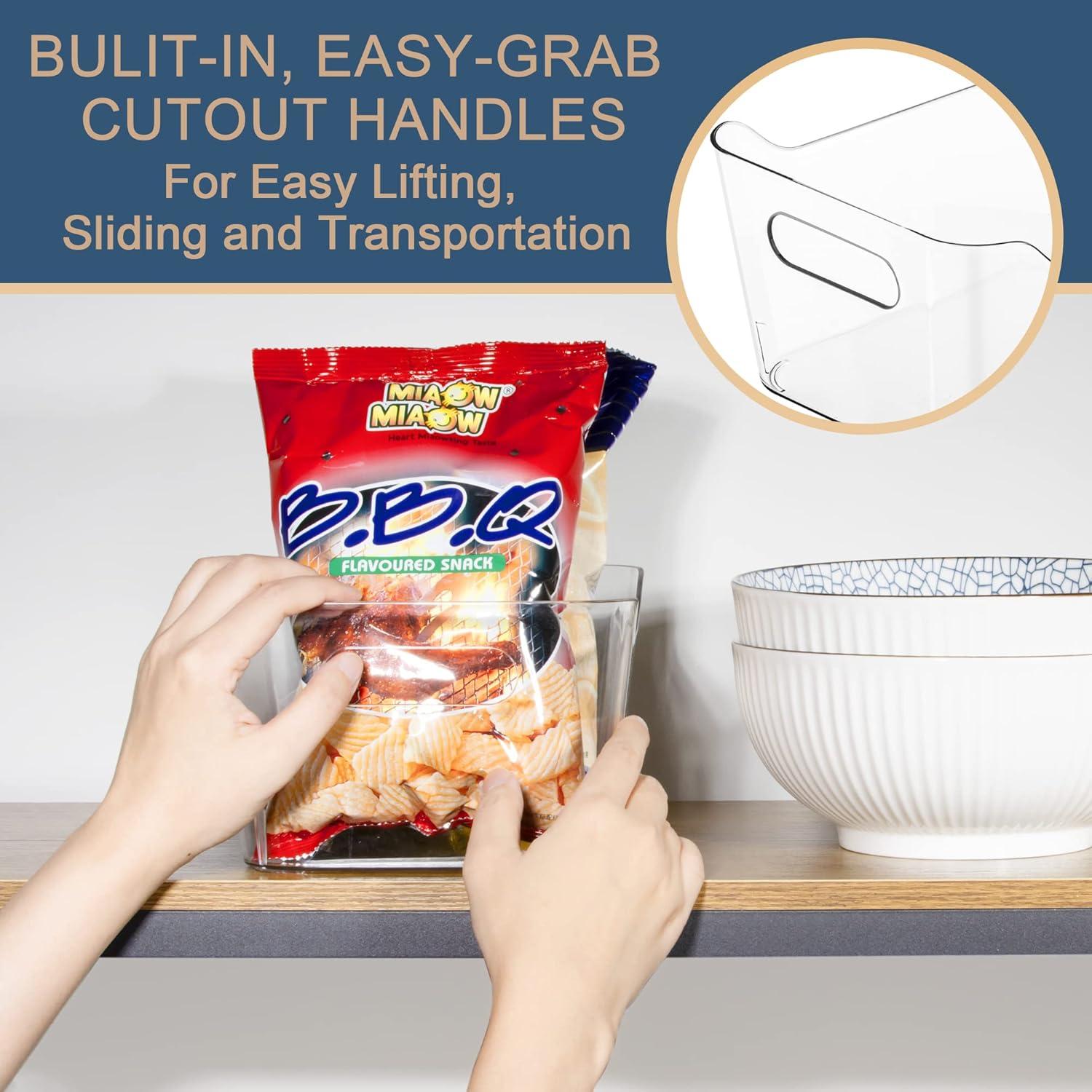 Contenedores de Almacenamiento Tiawudi 3.7L - Paquete de 12