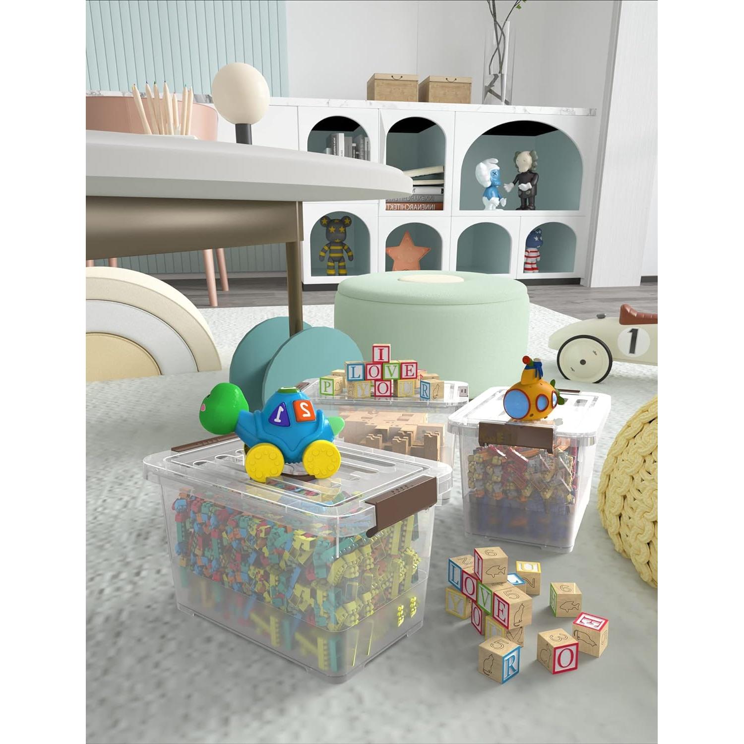 Caja de Almacenamiento WYT 7 Litros Transparente 6 Paquetes