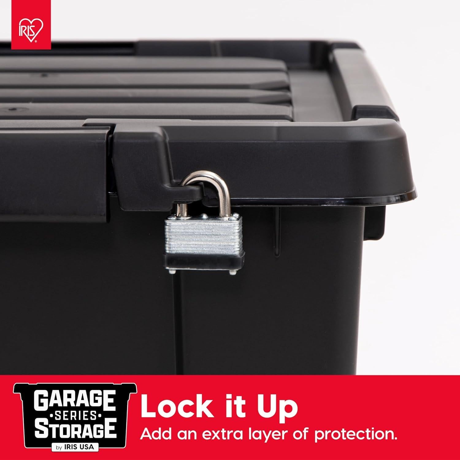 Contenedor de Almacenamiento IRIS USA 20 Galones 6 Paquete