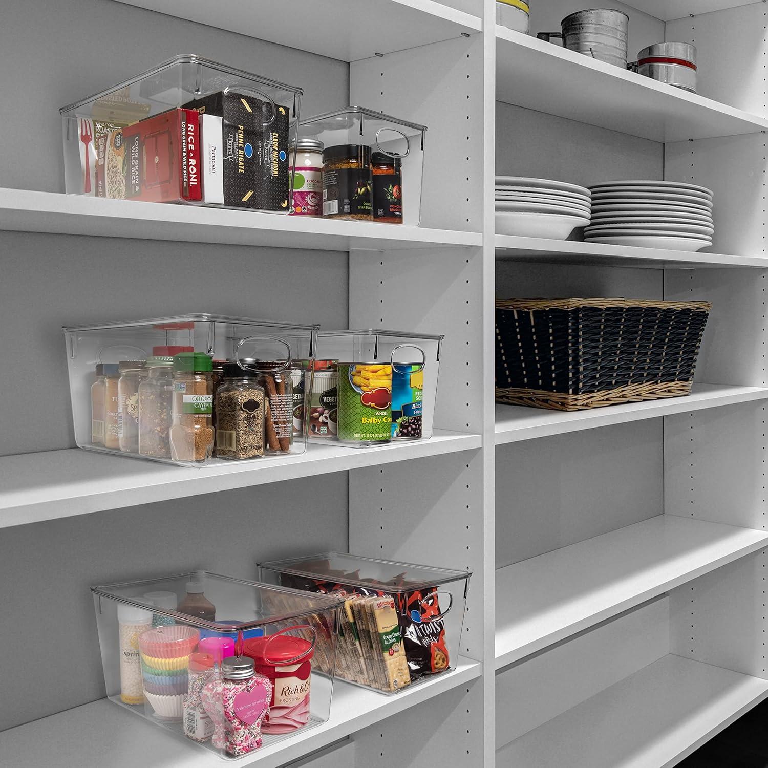 Bins de Almacenamiento ClearSpace 4 Paquete 27,94x19,05x15,24cm