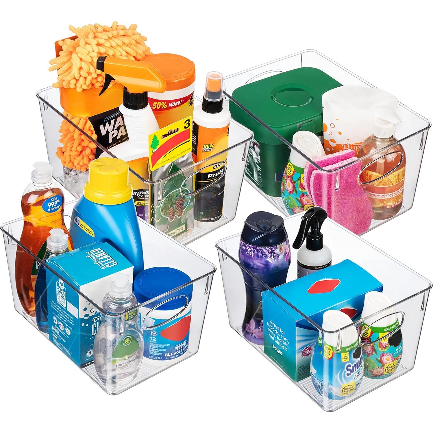 Bins de Almacenamiento ClearSpace 4 Paquete 27,94x19,05x15,24cm
