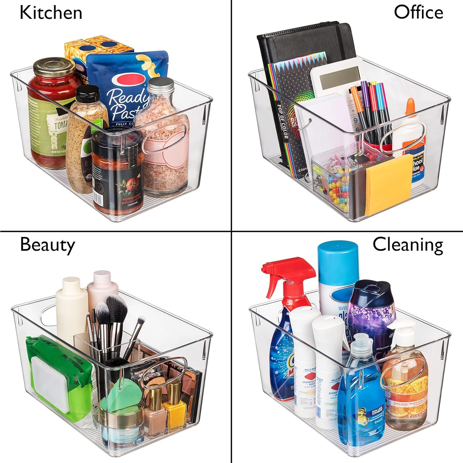 Bins de Almacenamiento ClearSpace 4 Paquete 27,94x19,05x15,24cm