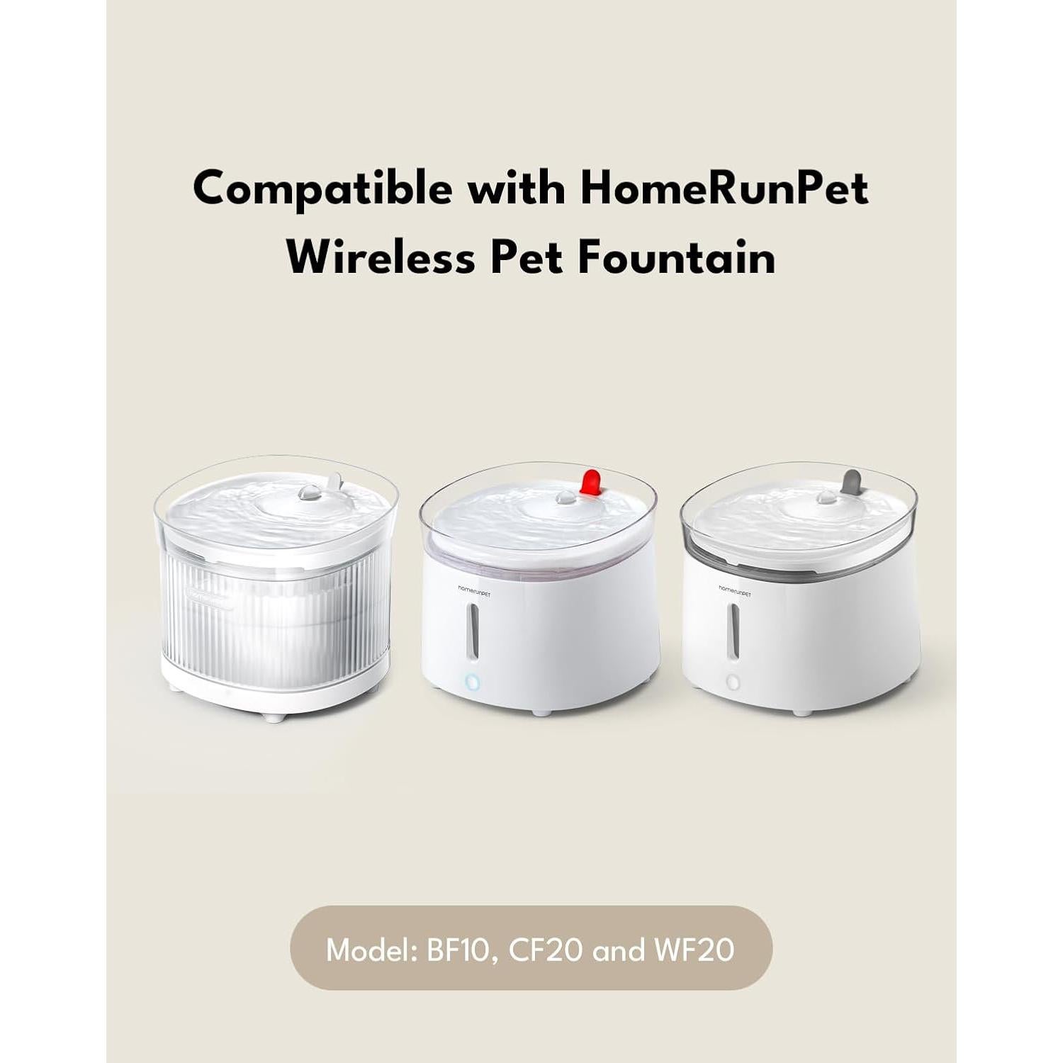 Filtros de Reemplazo Homerunpet para Fuente de Agua Mascotas