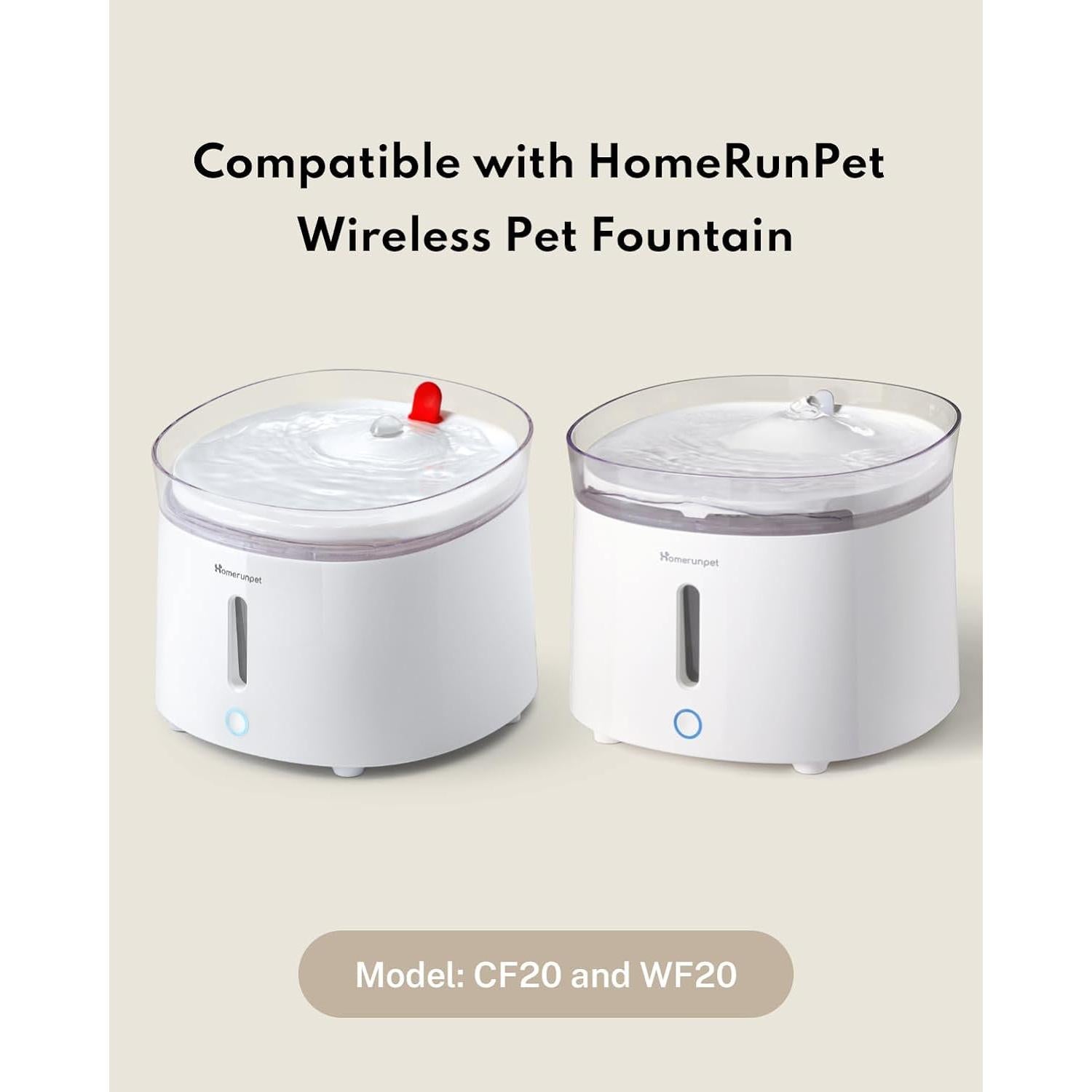 Bomba Inalámbrica para Fuente de Agua Gatos Homerunpet WF20