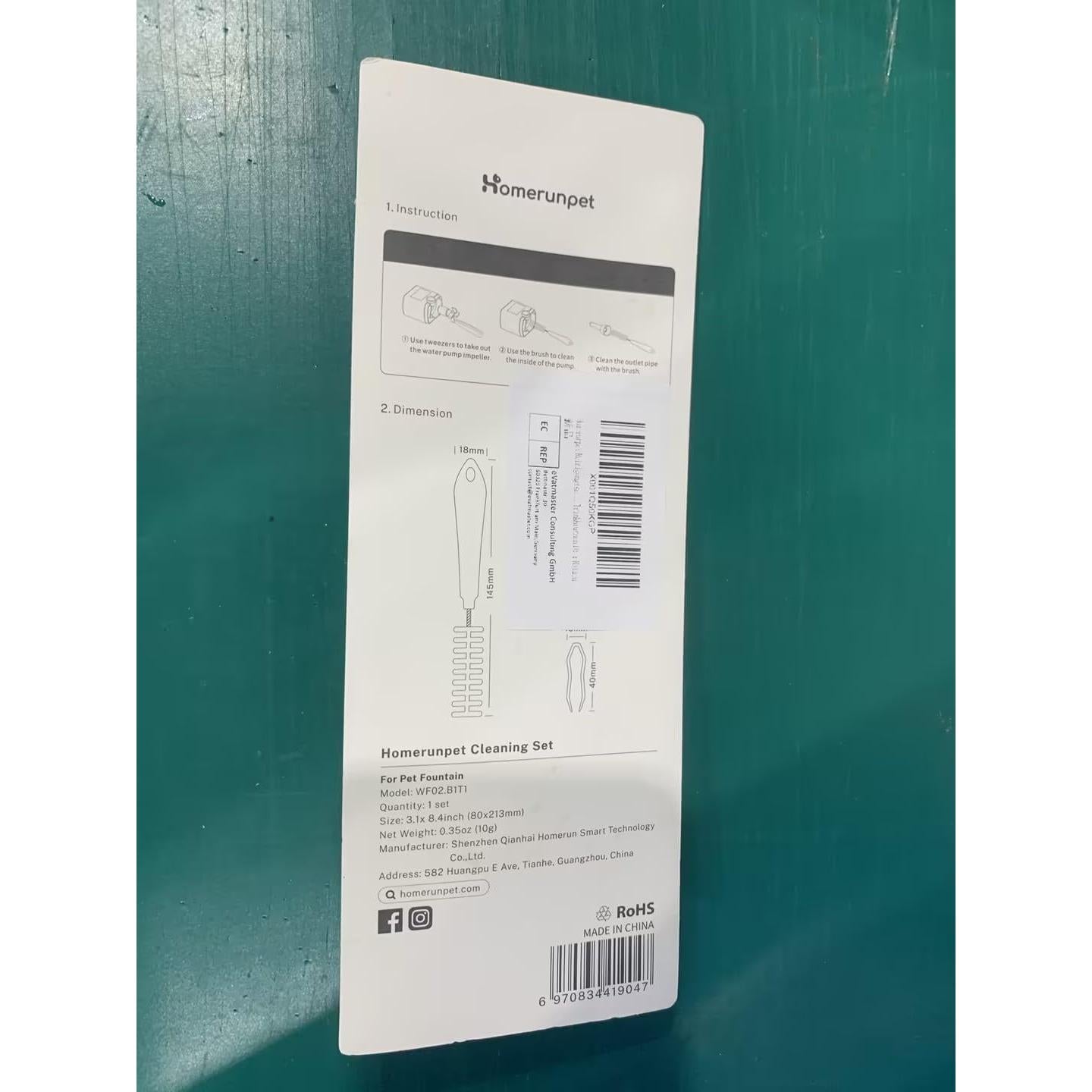 Kit de limpieza para fuentes de agua para mascotas Homerunpet