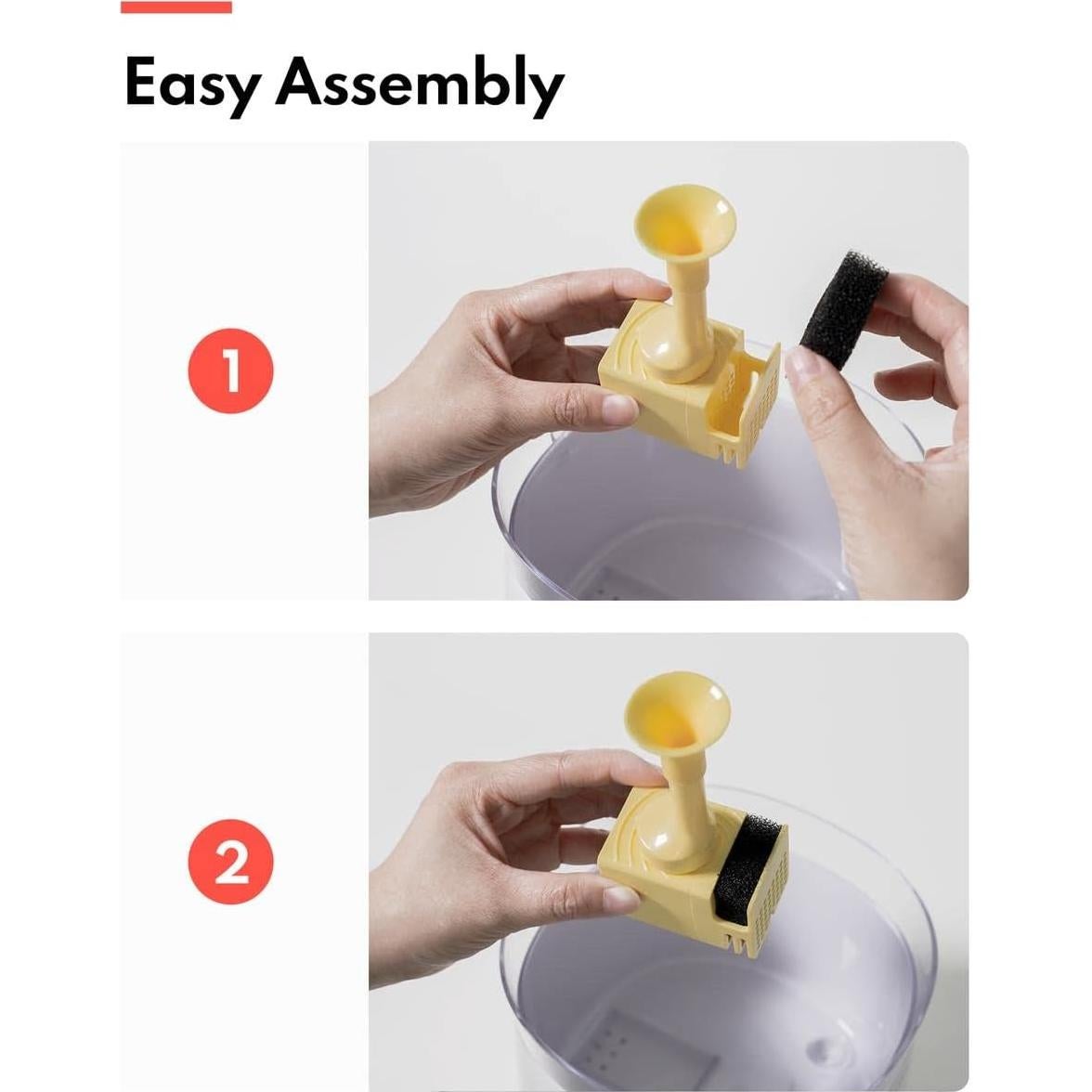 Fuente de Agua para Gatos HomeRunPet CF20 Autolimpiante