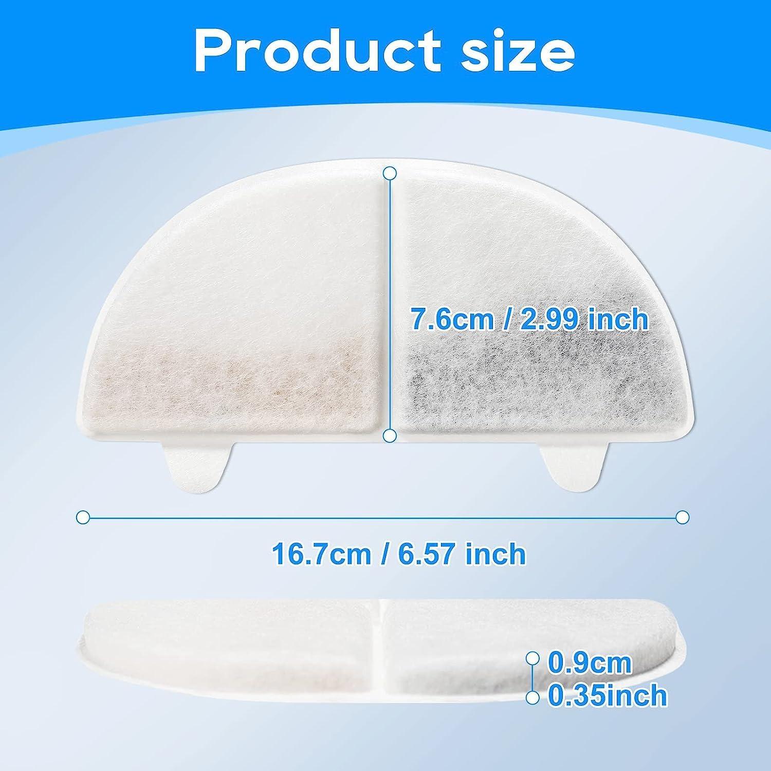 20 Filtros Reemplazo MyfatBOSS para Fuente de Agua Gatos