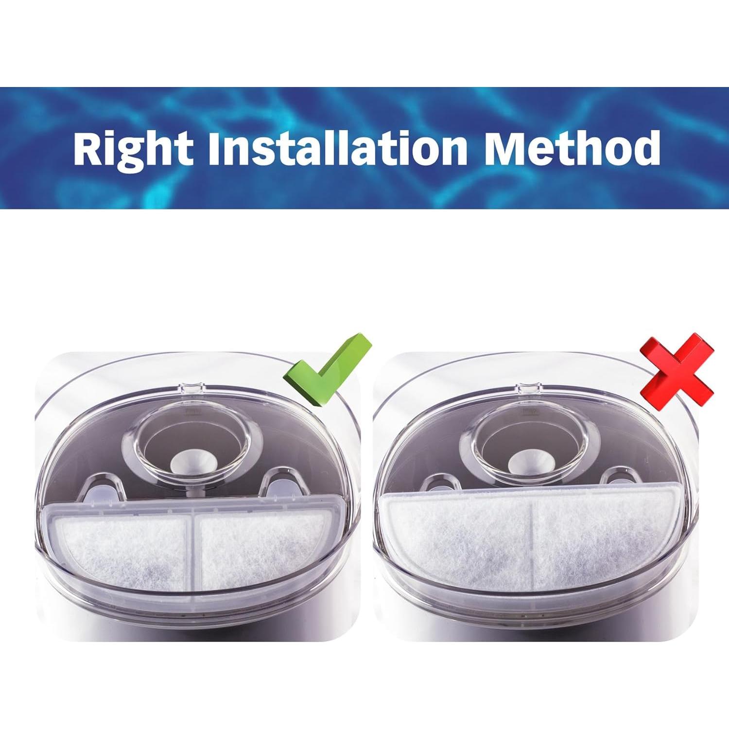 Filtro de Agua PET STANDARD 6 Piezas + 3 Esponjas Pre-Filtro