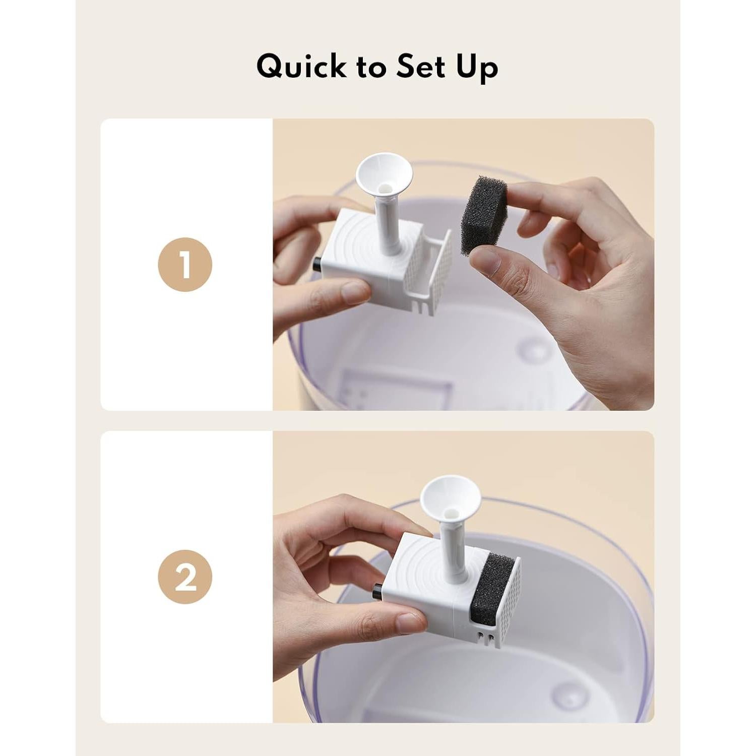 Fuente de Agua Inalámbrica para Gatos HomeRunPet 7800mAh