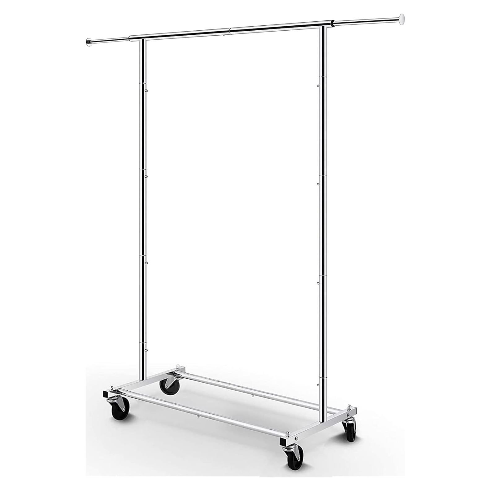 Soporte de Ropa Simple Trending Cromo Extensible 77-120 cm