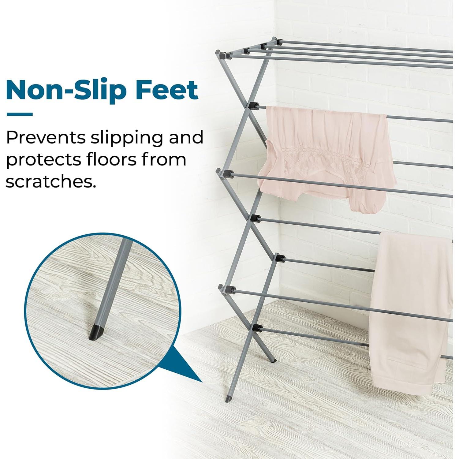 Estante Plegable para Secar Ropa Honey-Can-Do, Acero, 22.68 kg