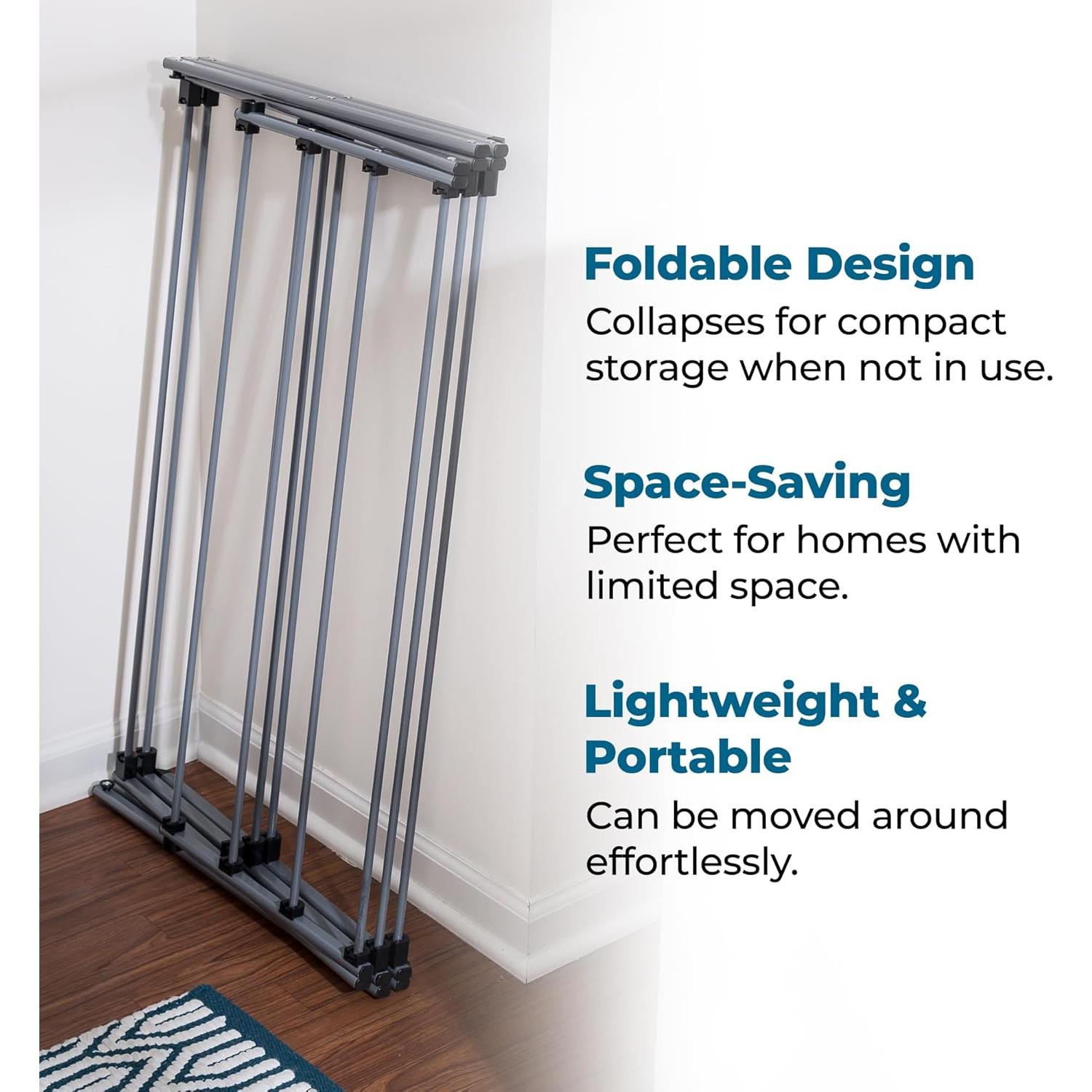 Estante Plegable para Secar Ropa Honey-Can-Do, Acero, 22.68 kg