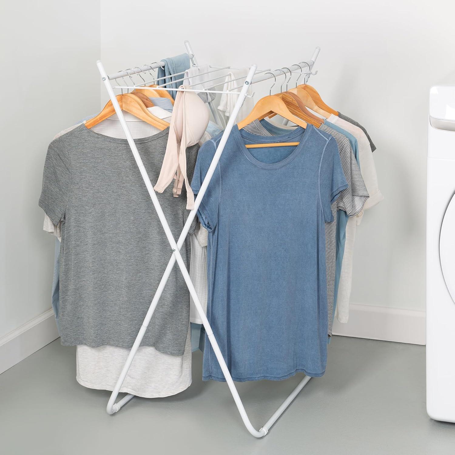 Estante Plegable para Secar Ropa Honey-Can-Do Blanco 18 kg