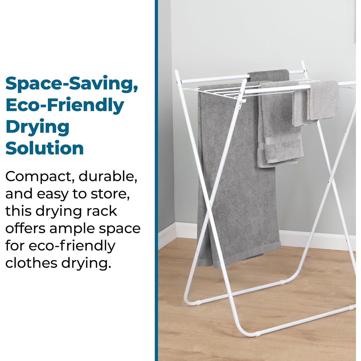 Estante Plegable para Secar Ropa Honey-Can-Do Blanco 18 kg