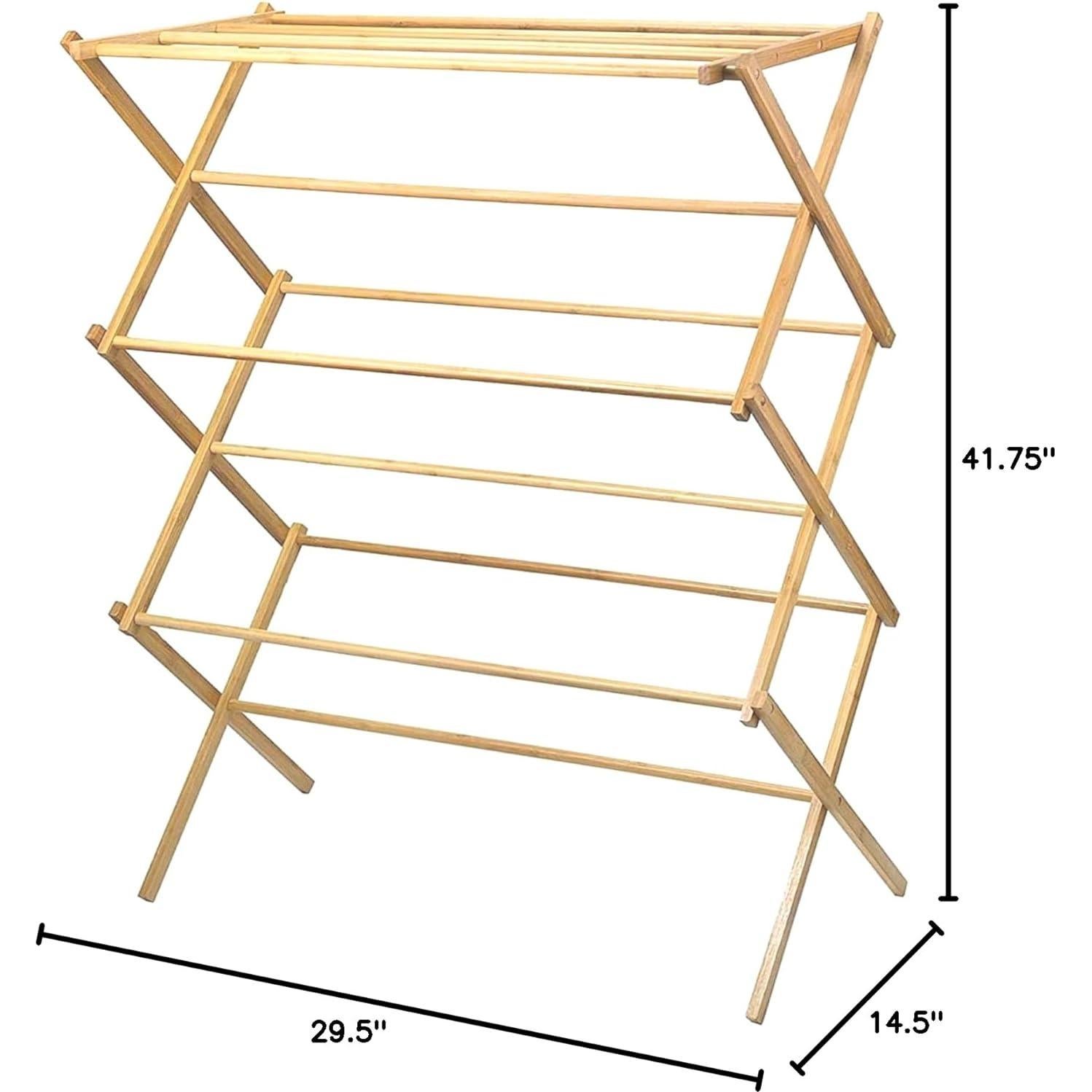 Soporte de Secado de Ropa Plegable Home-it Bambú 1.74 kg