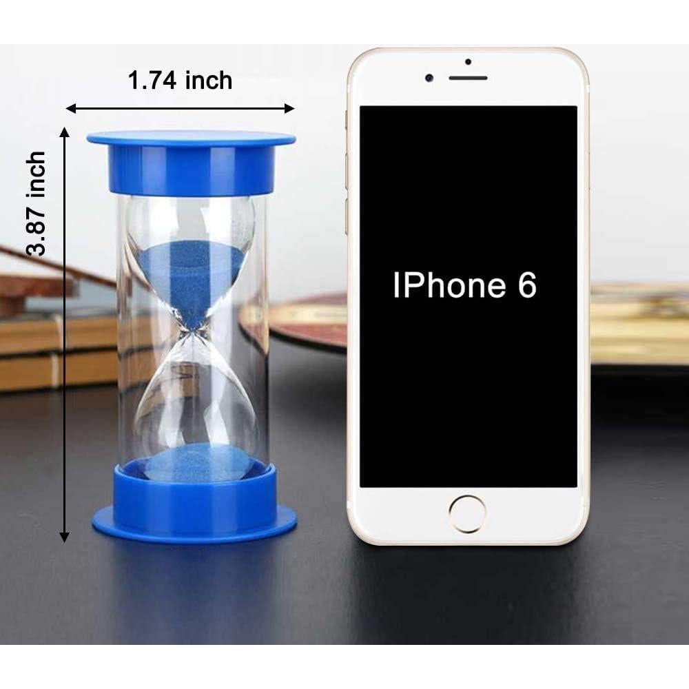Temporizador de Arena EMDMAK Colorido 6 Piezas 1-15 Minutos