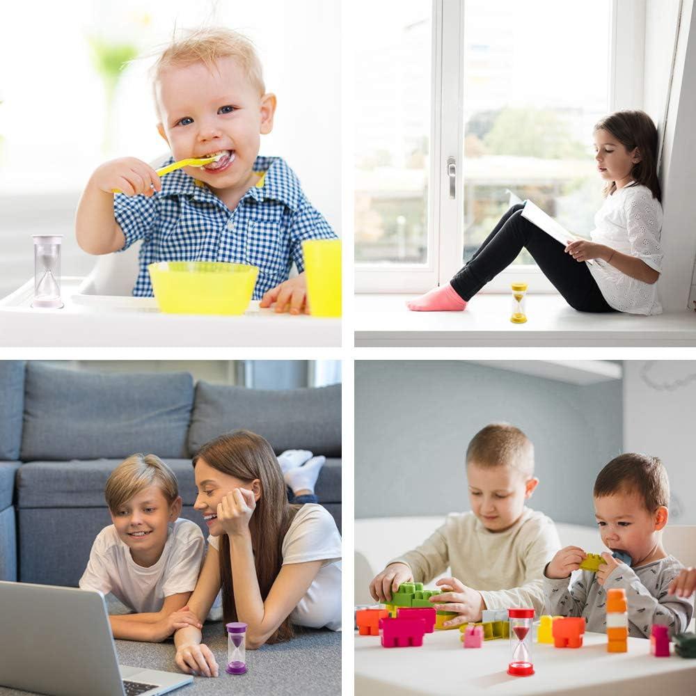 Temporizador de Arena EMDMAK Colorido 6 Piezas 1-15 Minutos