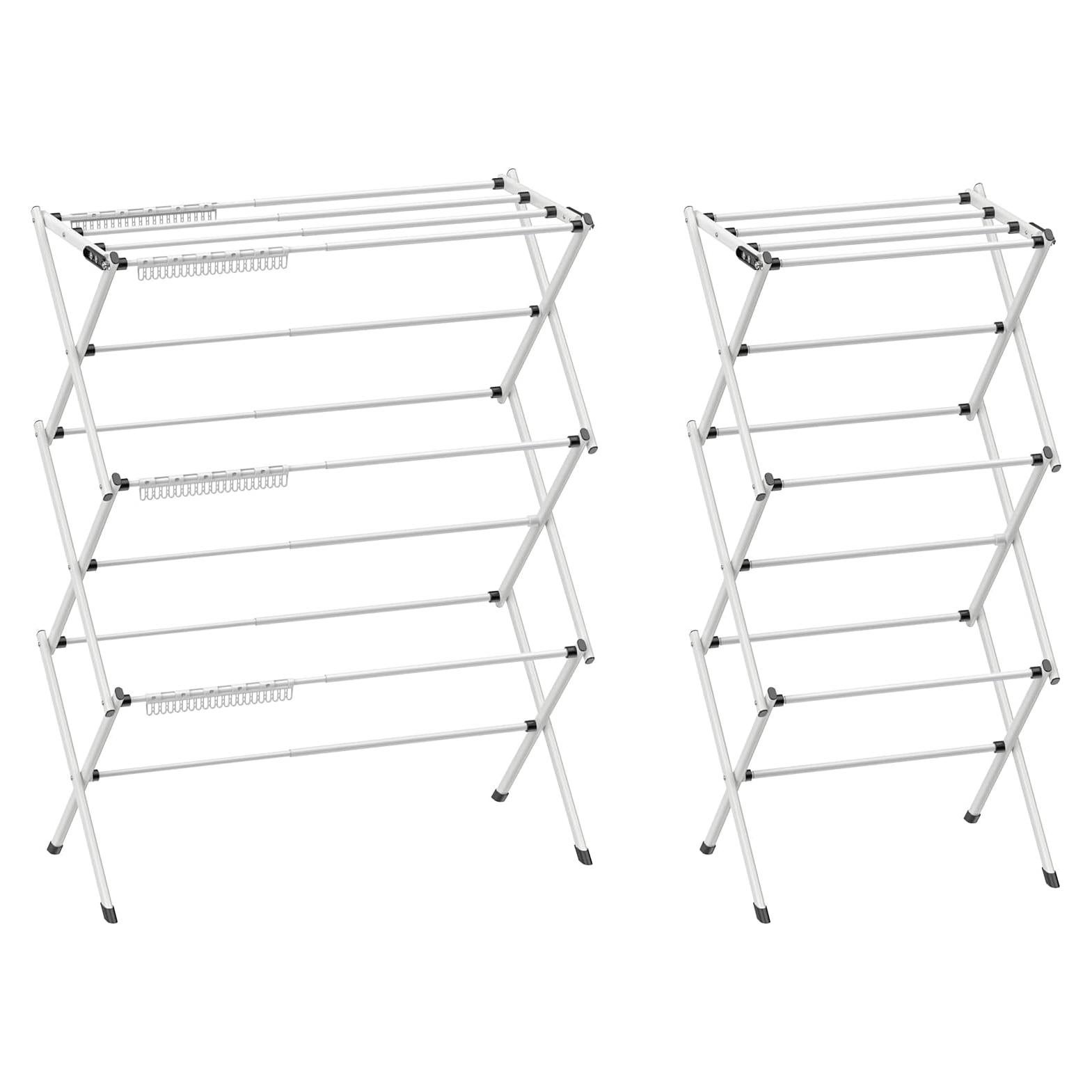 Estante Plegable para Secar Ropa Jophaiipy 2,08 kg Negro