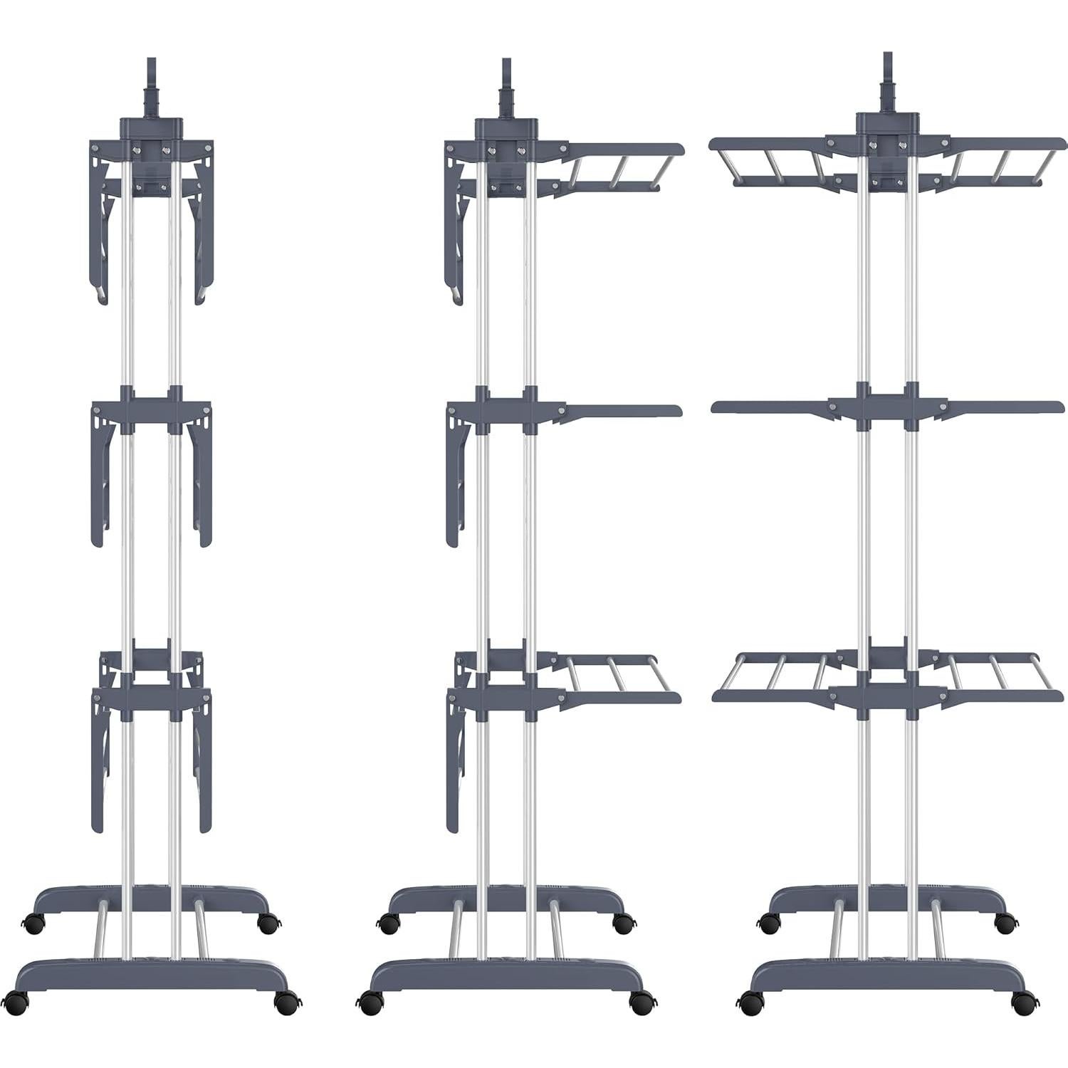 Estante Plegable para Secar Ropa HOMIDEC 4 Niveles 171 cm