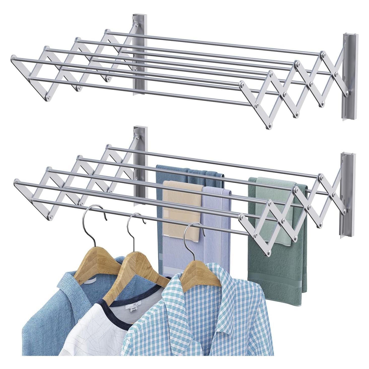 Estante de Secado de Ropa Plegable X-cosrack 81 cm Aluminio