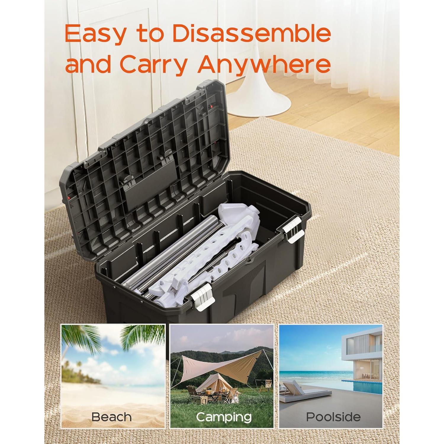 Estante Secar Ropa Plegable CASAMAYA 2 Niveles Acero Inoxidable