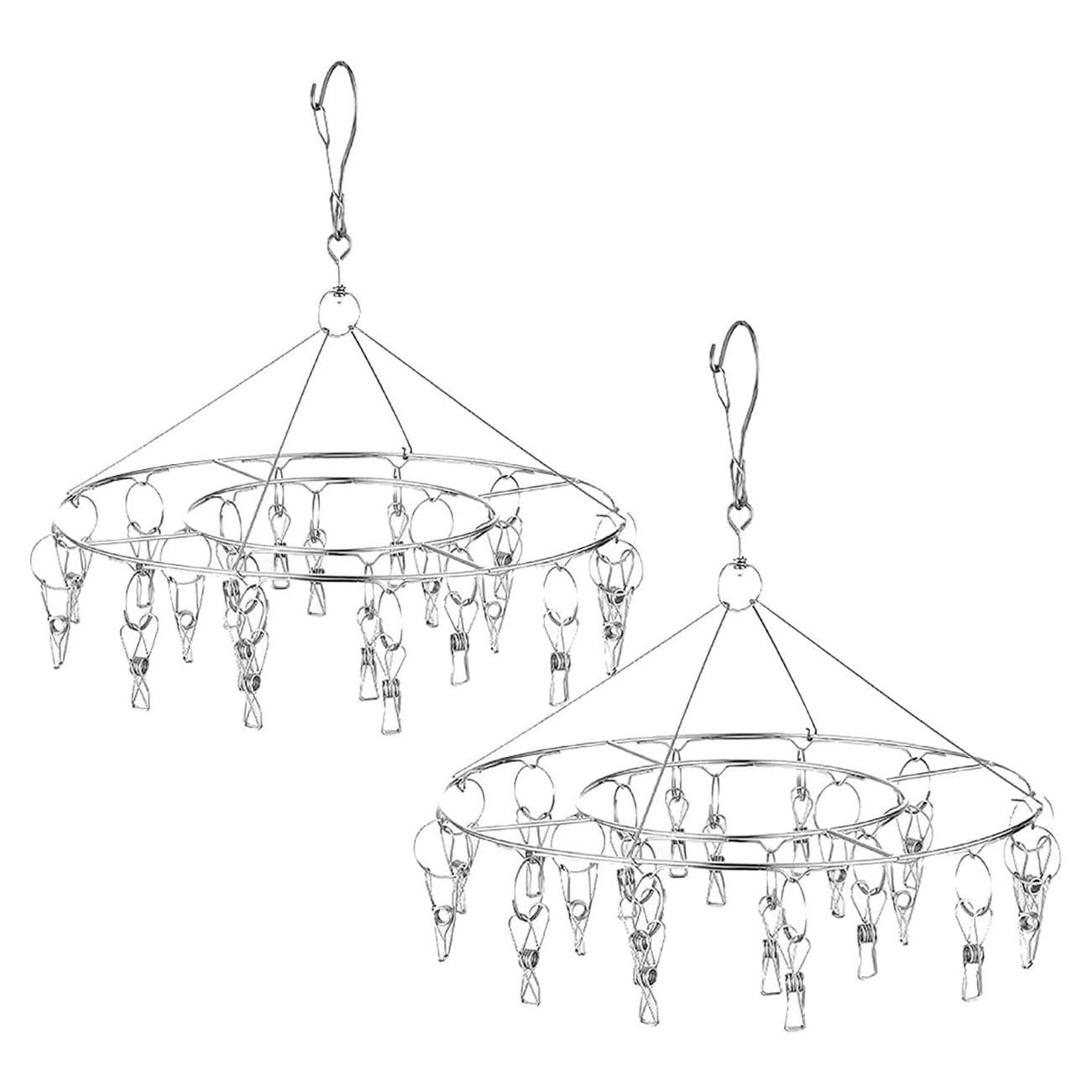 Soporte de Secado Redondo Acero Inoxidable CenYouful 2 Piezas