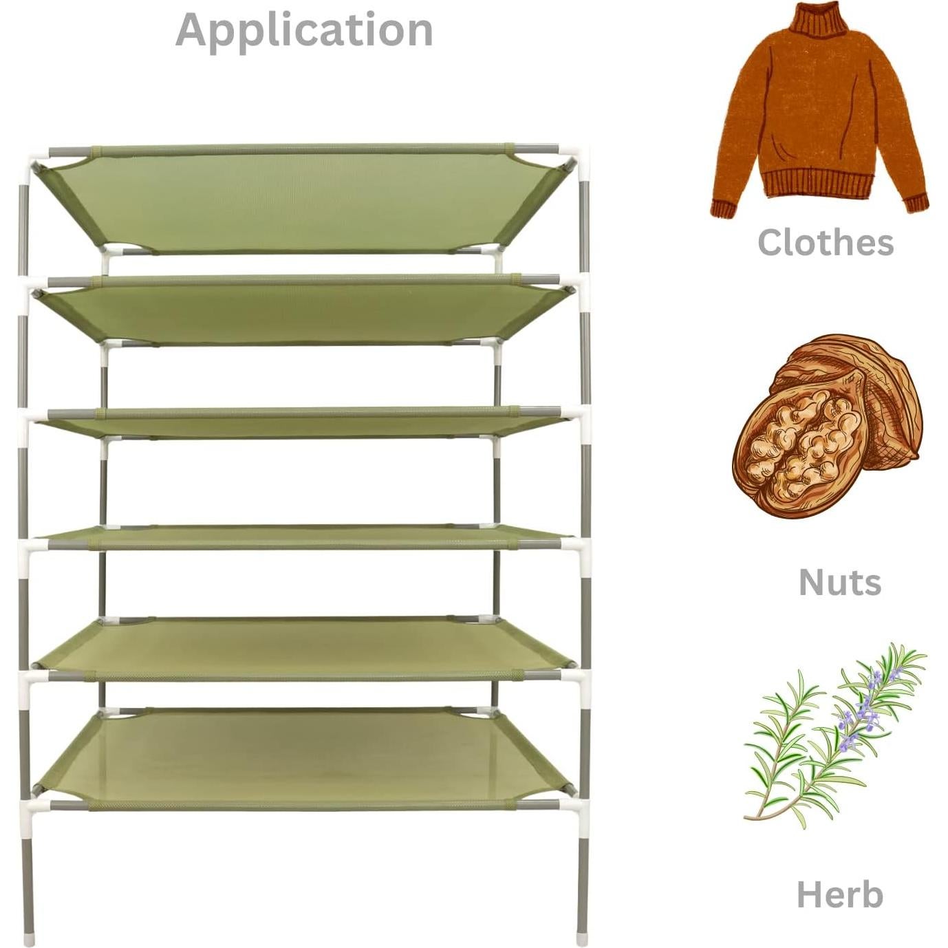 Secador de Suéter RURAL GROW 6 Capas Apilable 2,04 kg
