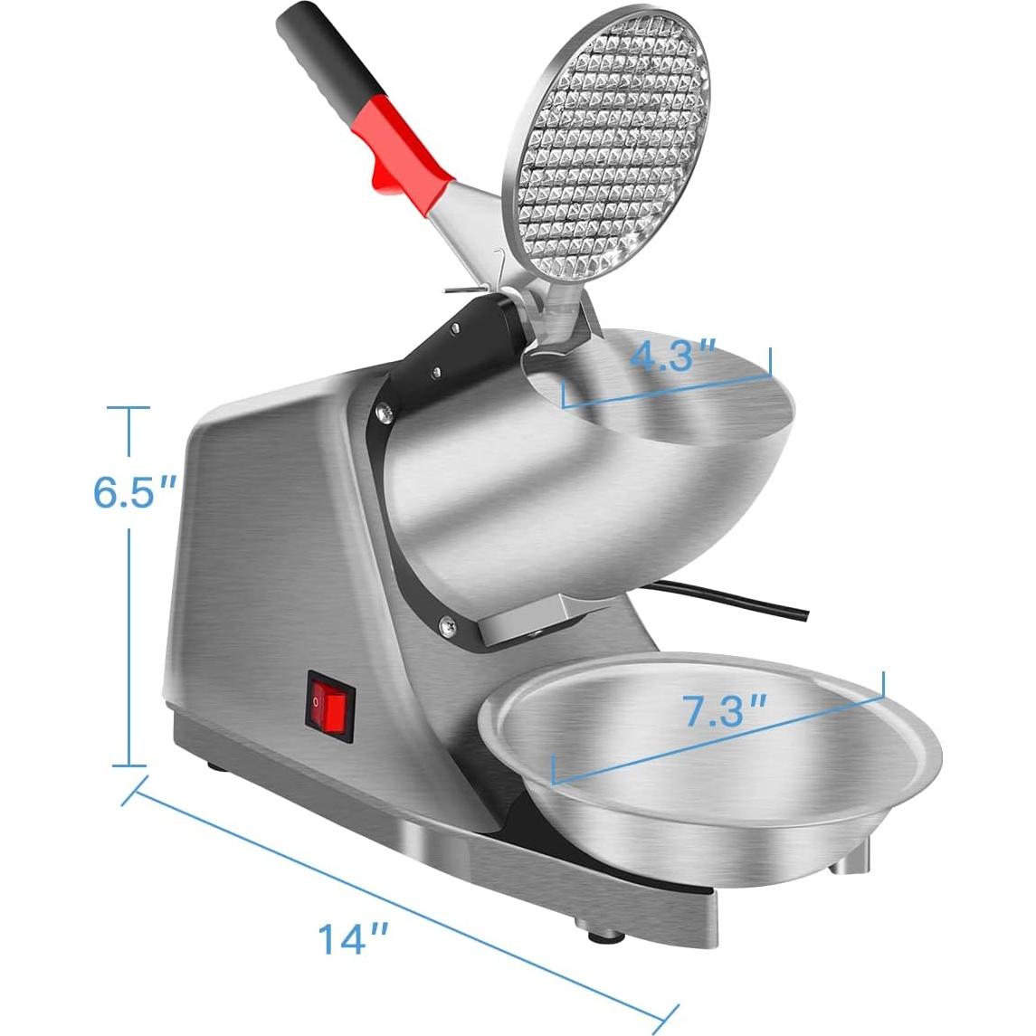 Máquina de Hielo Raspado Reespring 300W Acero Inoxidable