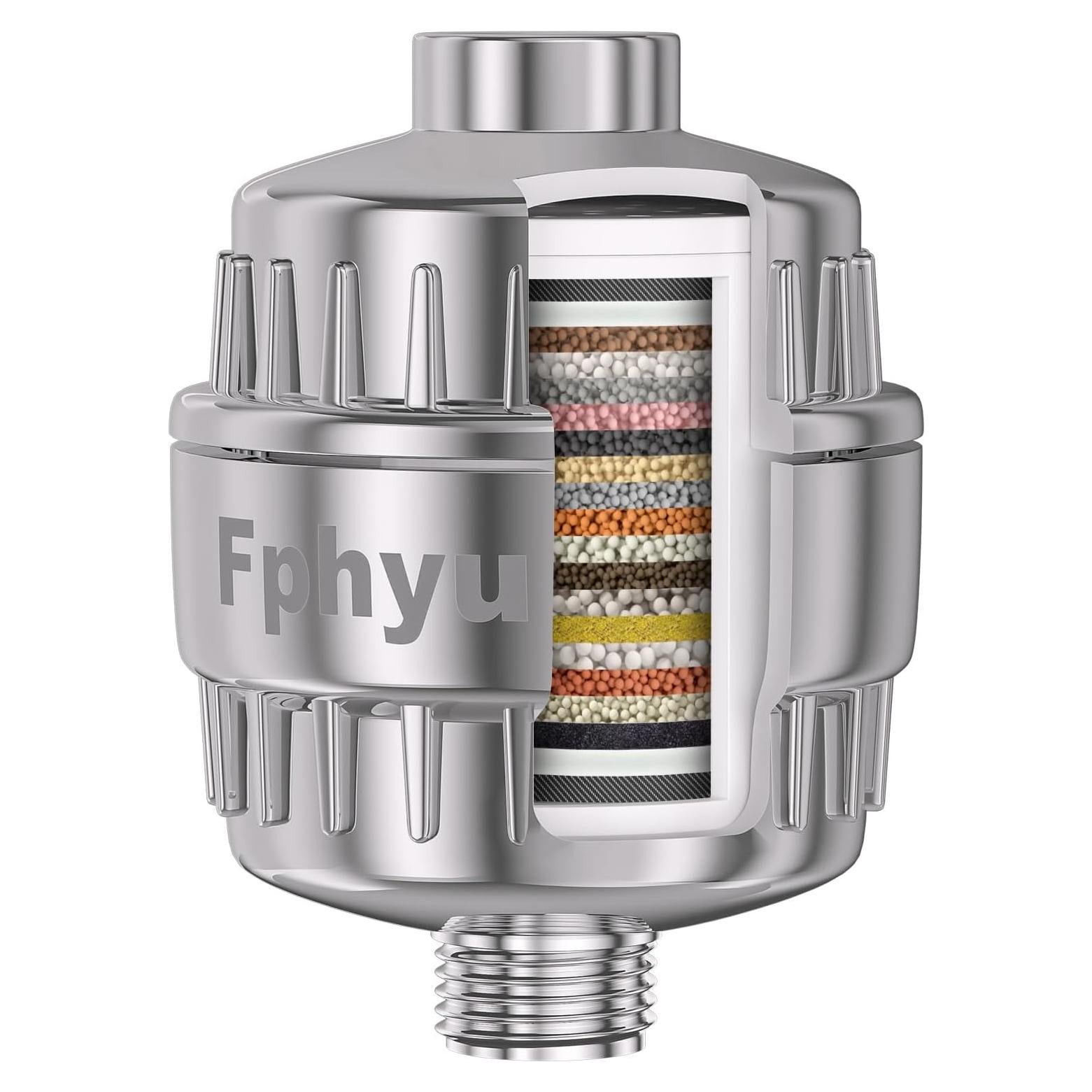 Filtro de Ducha Fphyu 20 Etapas Elimina Cloro y Metales