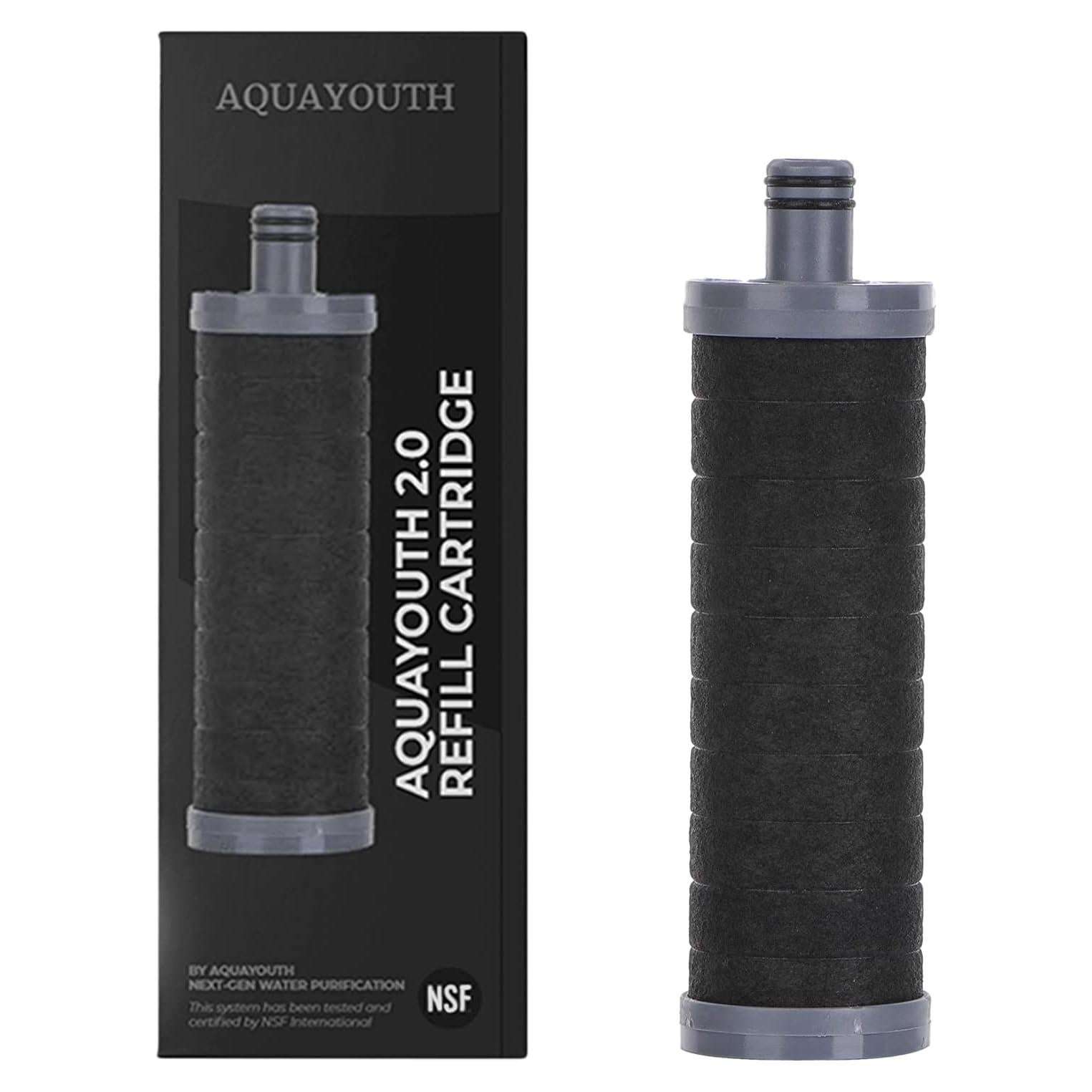 Filtro de Ducha AquaYouth 2.0 - Carbono Activado - Certificado NSF