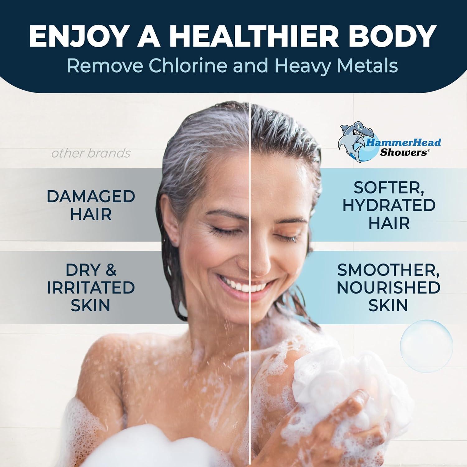 Filtro de Ducha HammerHead Showers KDF 55 Cromo 0.45 kg