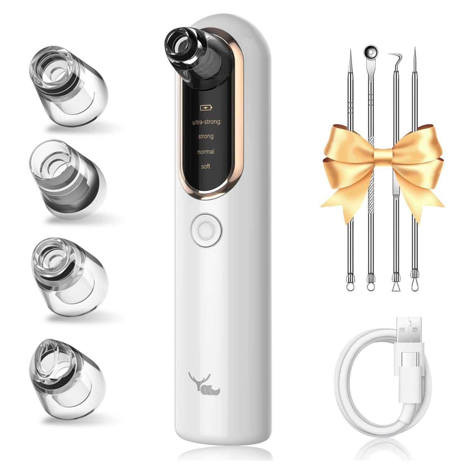 Extractor de Puntos Negros Yccu con 4 Modos y 5 Cabezas