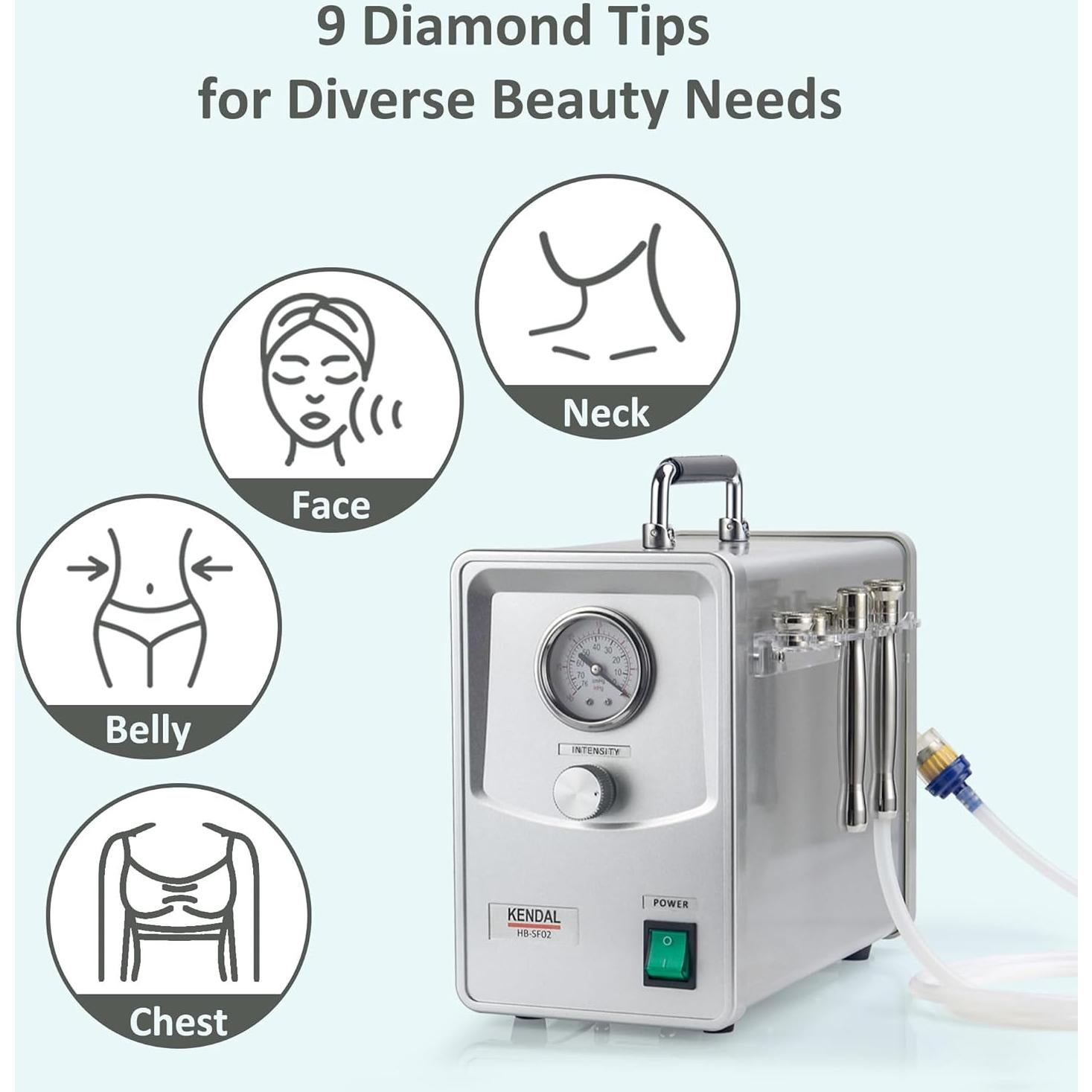 Máquina de Microdermoabrasión Kendal Diamond 4.69kg