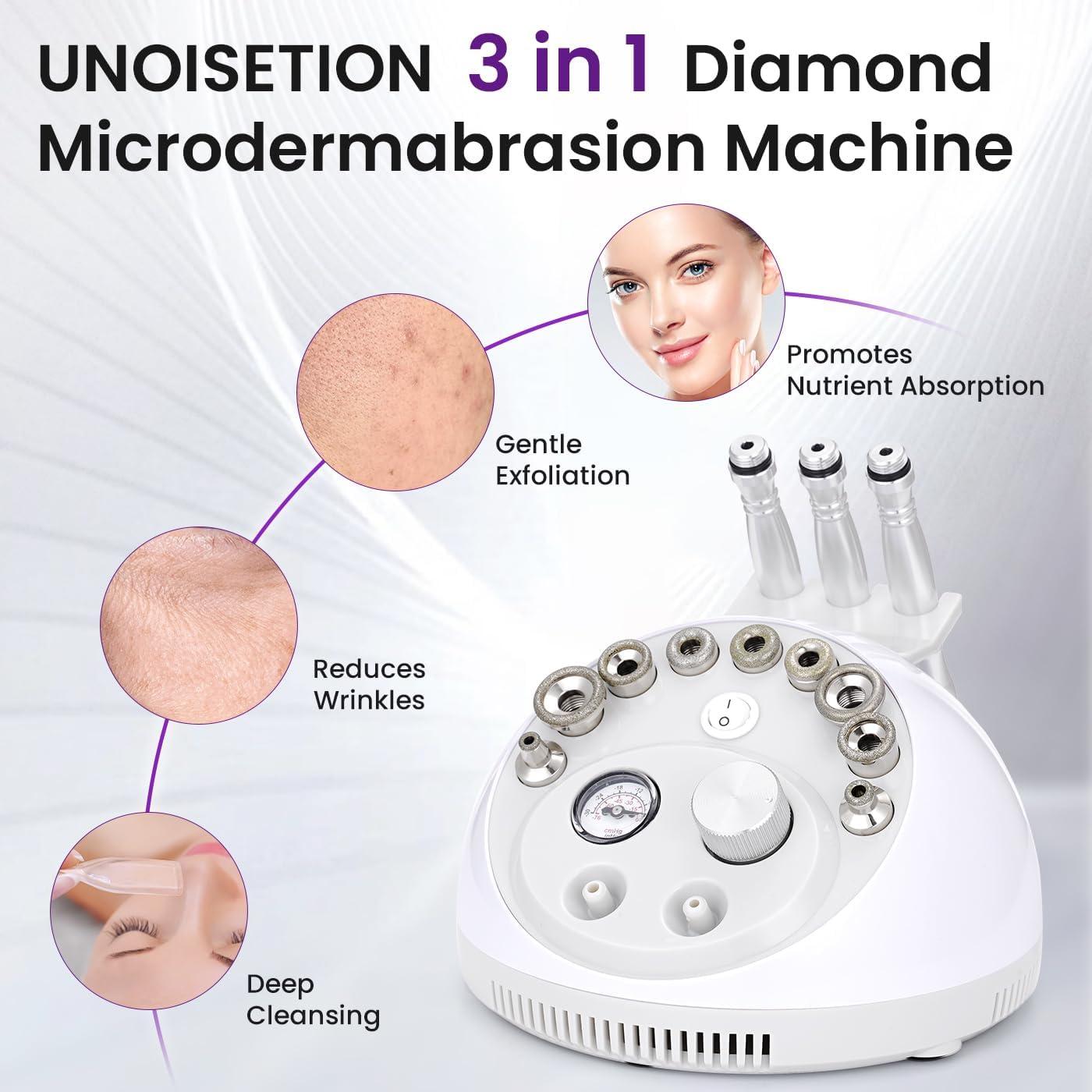 Máquina de Microdermoabrasión UNOISETION MS-22P3 3 en 1