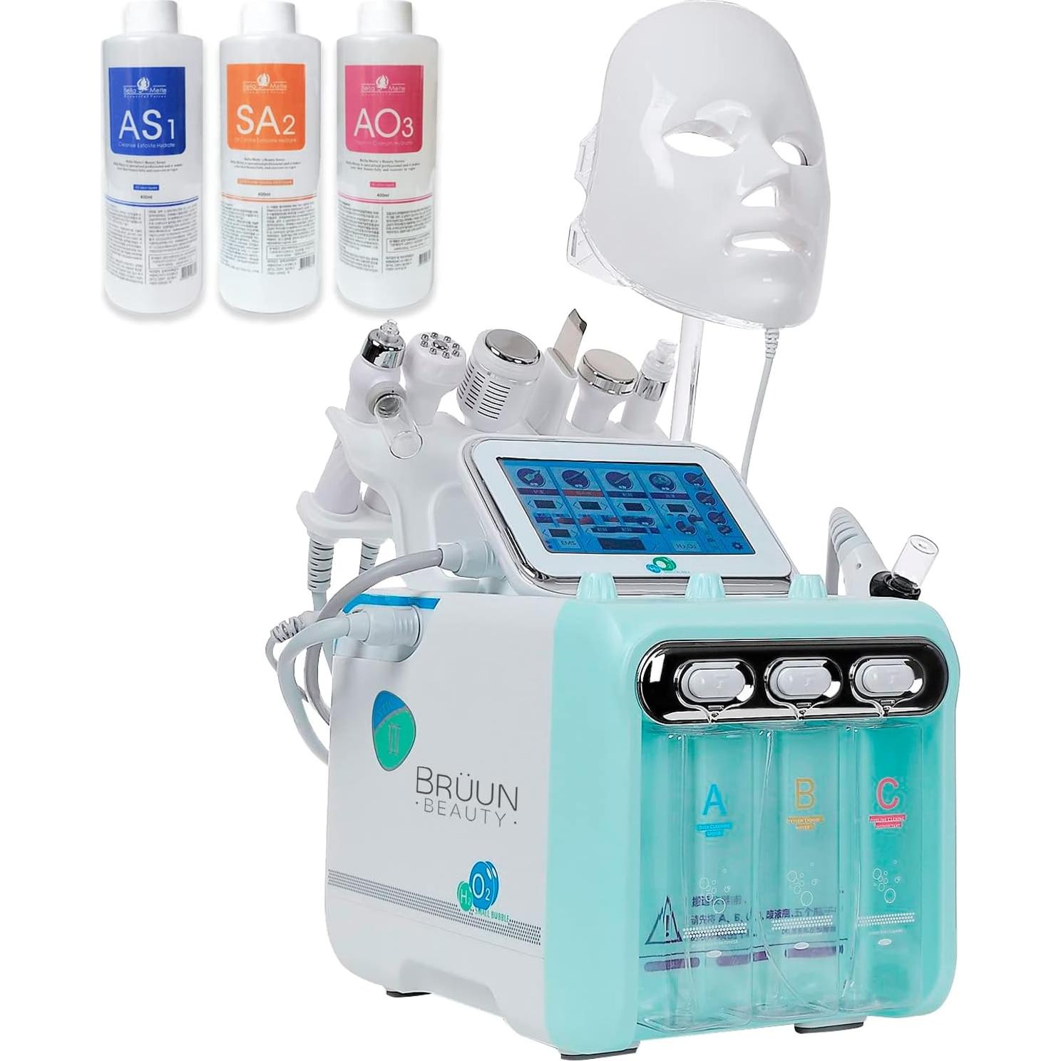 Máquina Facial de Hidrógeno y Oxígeno BRÚN 7 en 1