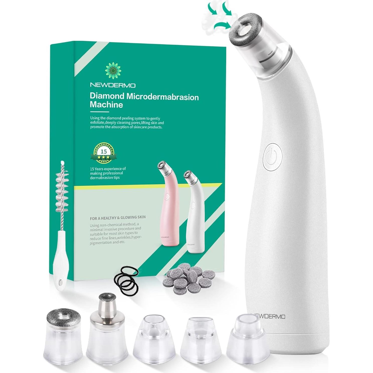 Máquina de Microdermoabrasi&oacute;n 2-en-1 NEWDERMO USB Diamante