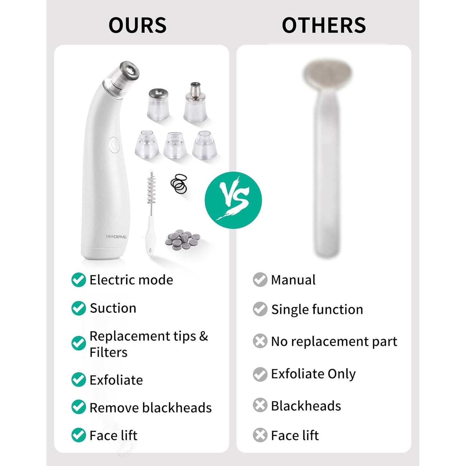 Máquina de Microdermoabrasi&oacute;n 2-en-1 NEWDERMO USB Diamante