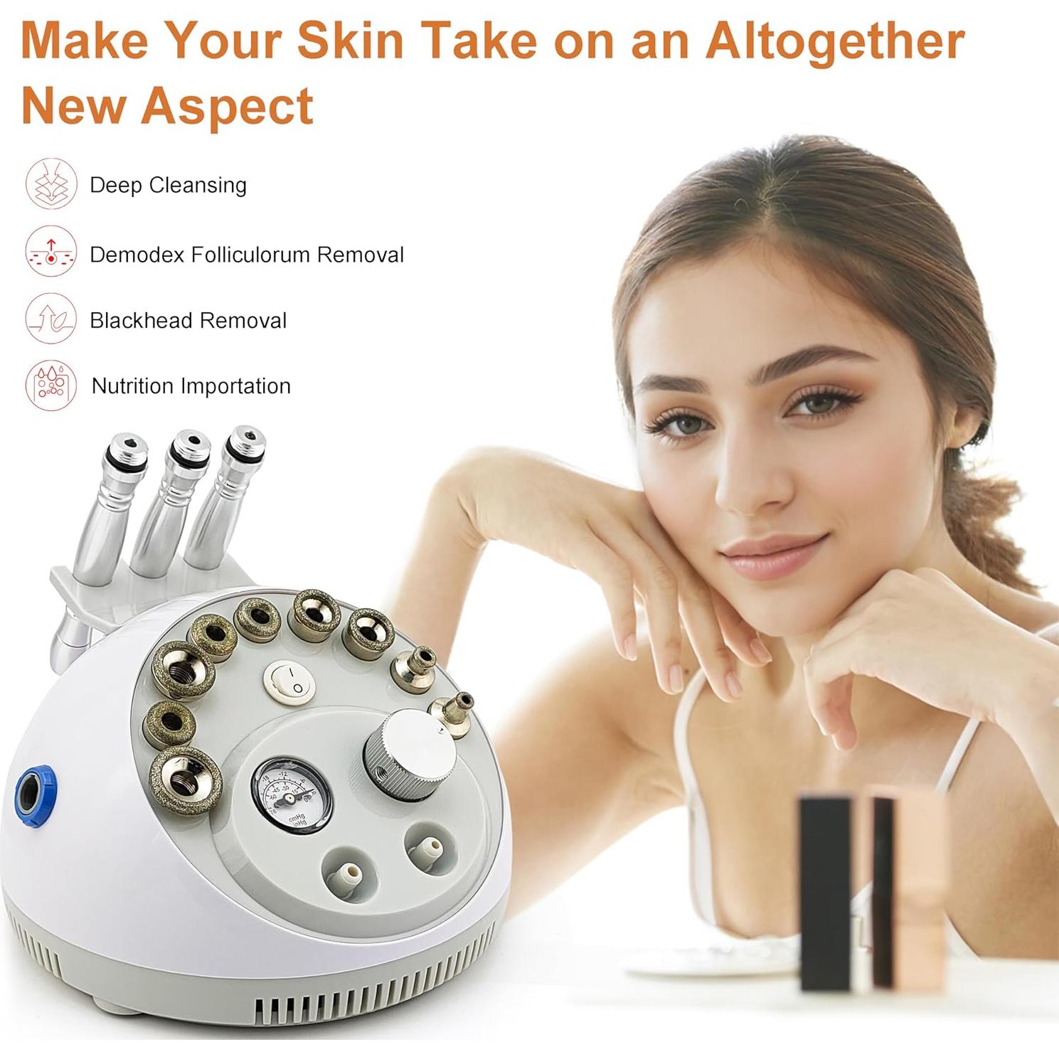 Exfoliador Facial 4 en 1 Elitzia ET33P4 Microdermoabrasión