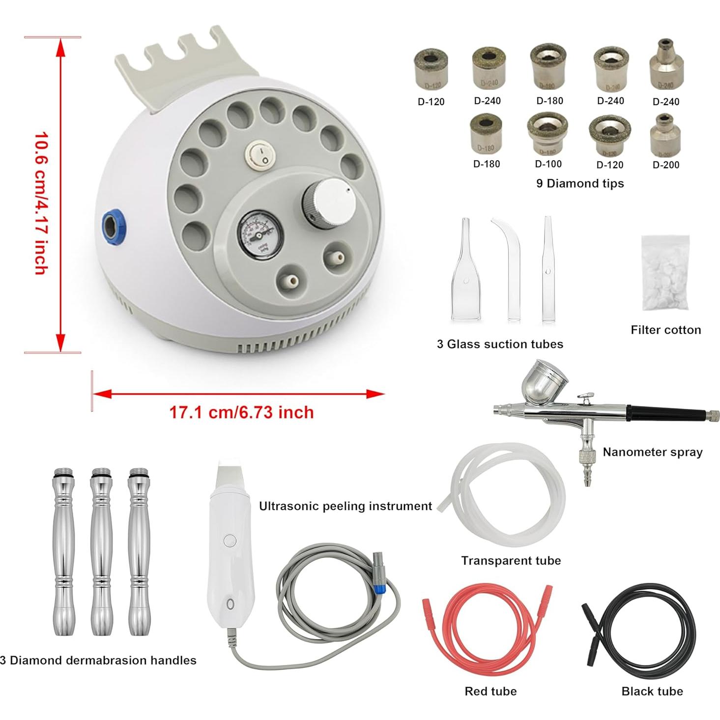 Exfoliador Facial 4 en 1 Elitzia ET33P4 Microdermoabrasión