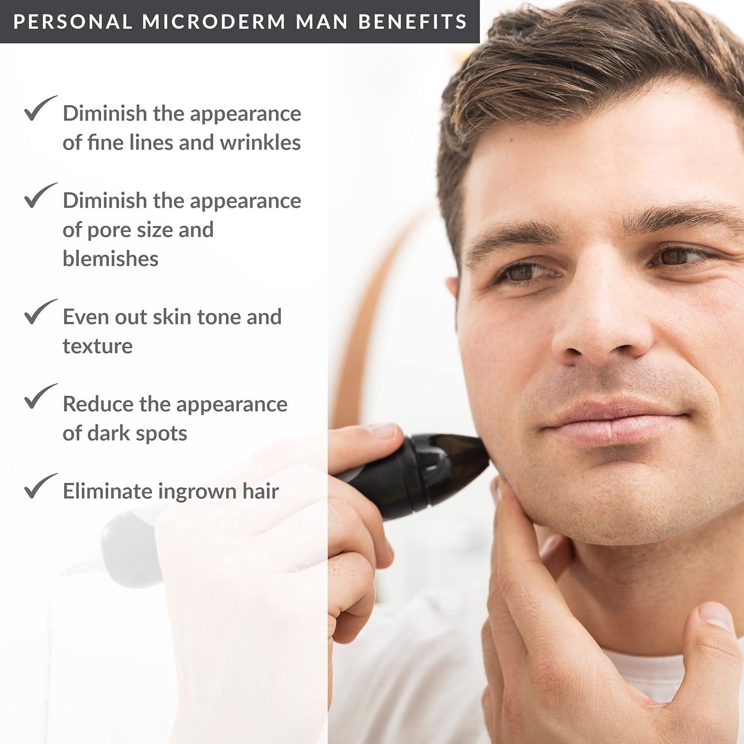 Máquina de Microdermoabrasión PMD Beauty para Hombre - Kit Facial y Corporal