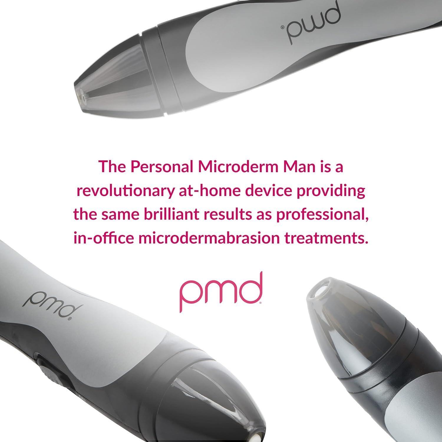 Máquina de Microdermoabrasión PMD Beauty para Hombre - Kit Facial y Corporal