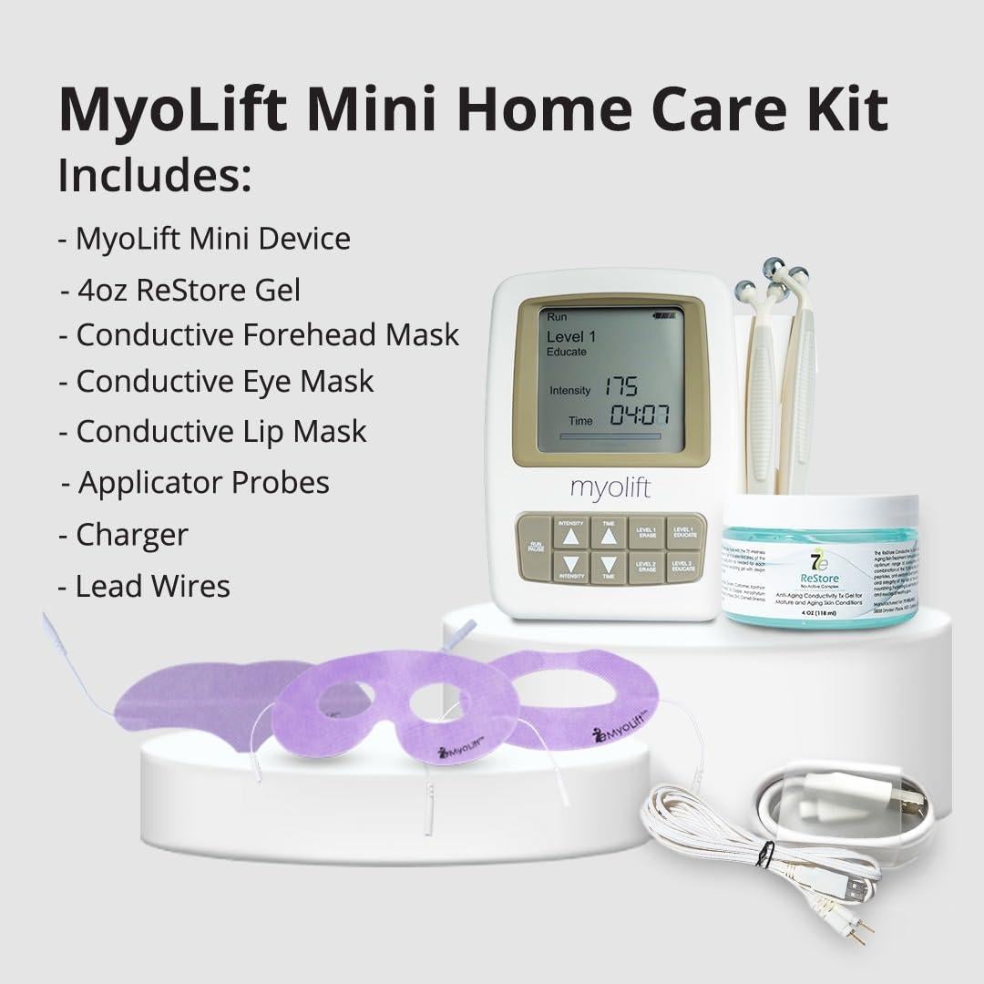 Dispositivo Facial MyoLift Mini 7E Wellness - Microcorriente 400mA