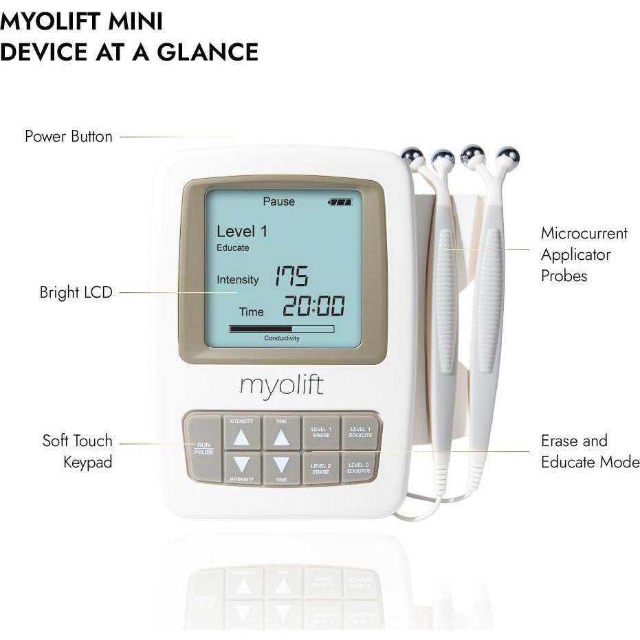 Dispositivo Facial MyoLift Mini 7E Wellness - Microcorriente 400mA