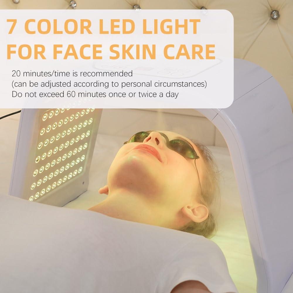 Máquina de Belleza LED 7 Colores FARRENCE para Cuidado Facial