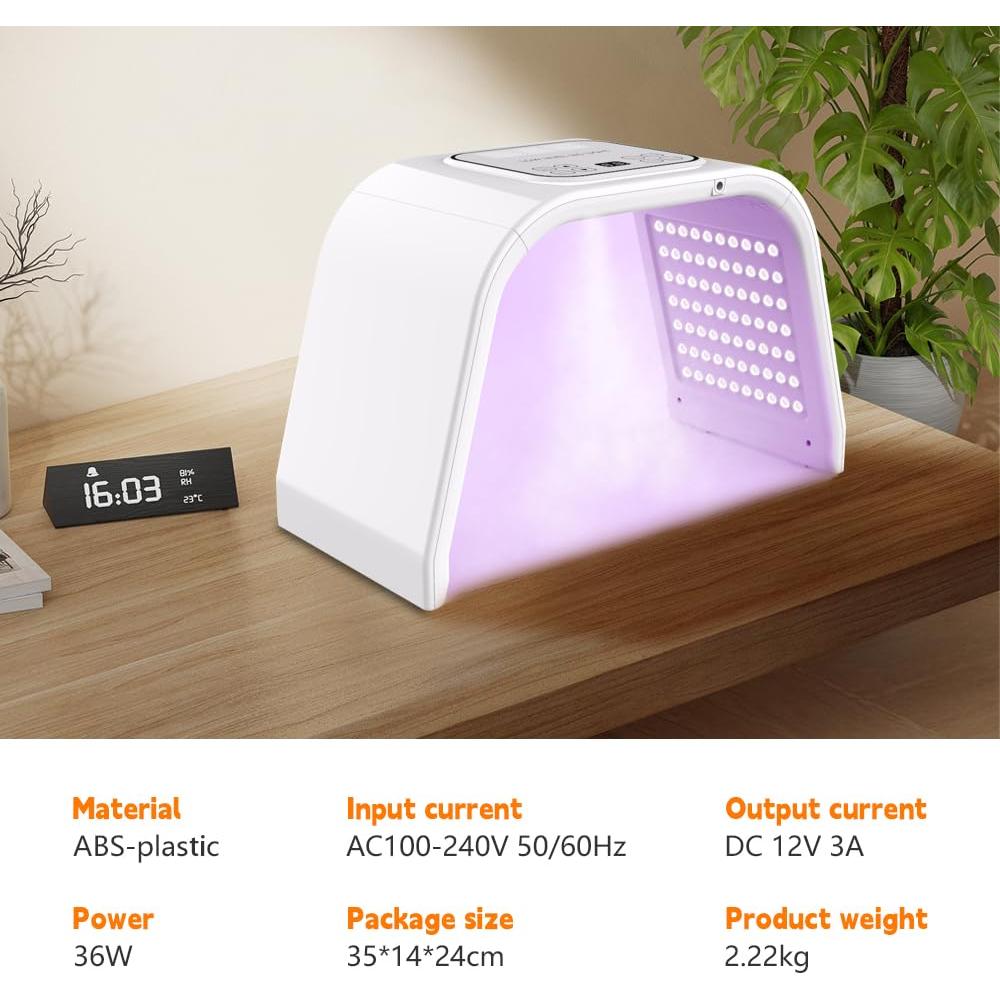 Máquina de Belleza LED 7 Colores FARRENCE para Cuidado Facial