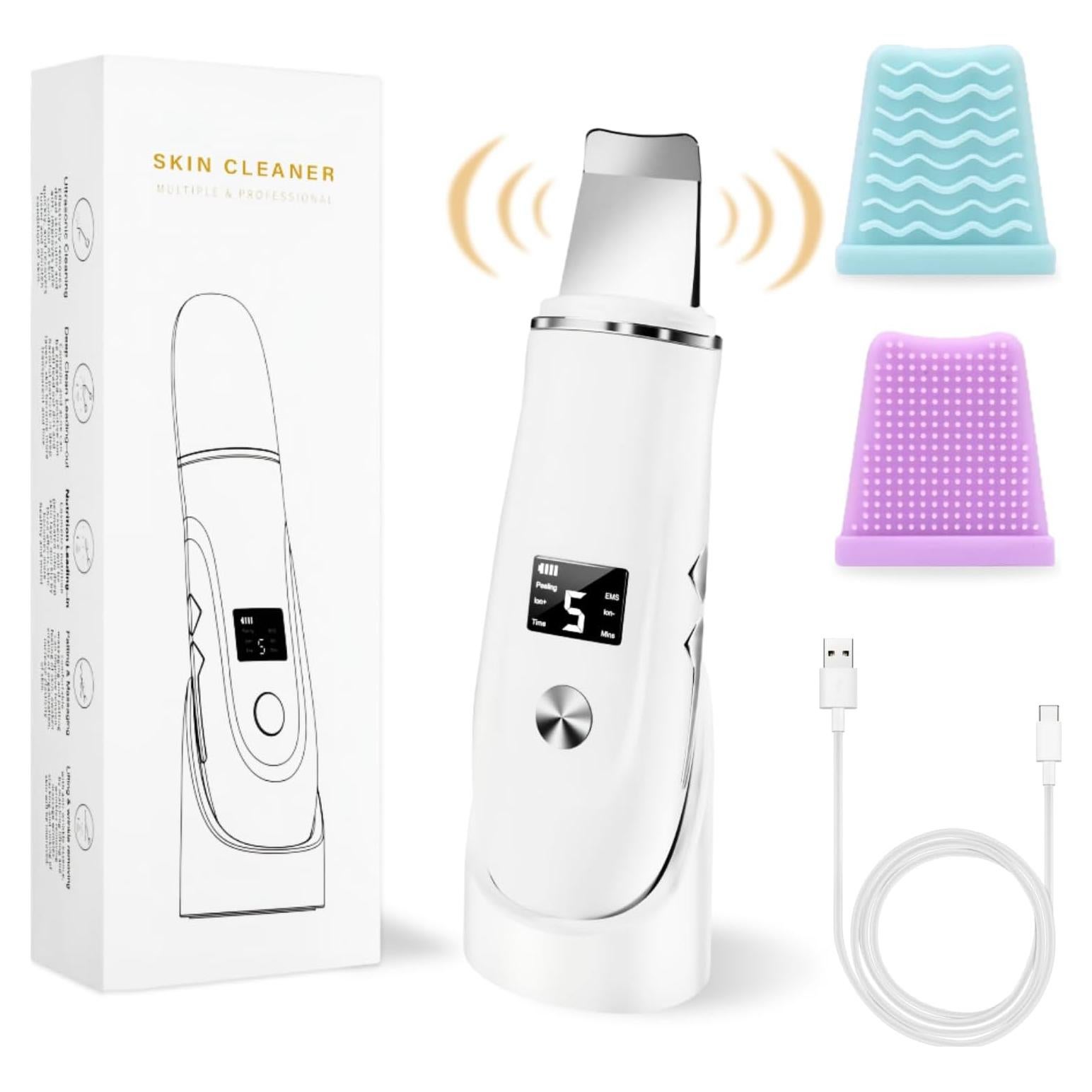 Espátula Facial Liedrg VP3 4 en 1 con Cargador USB