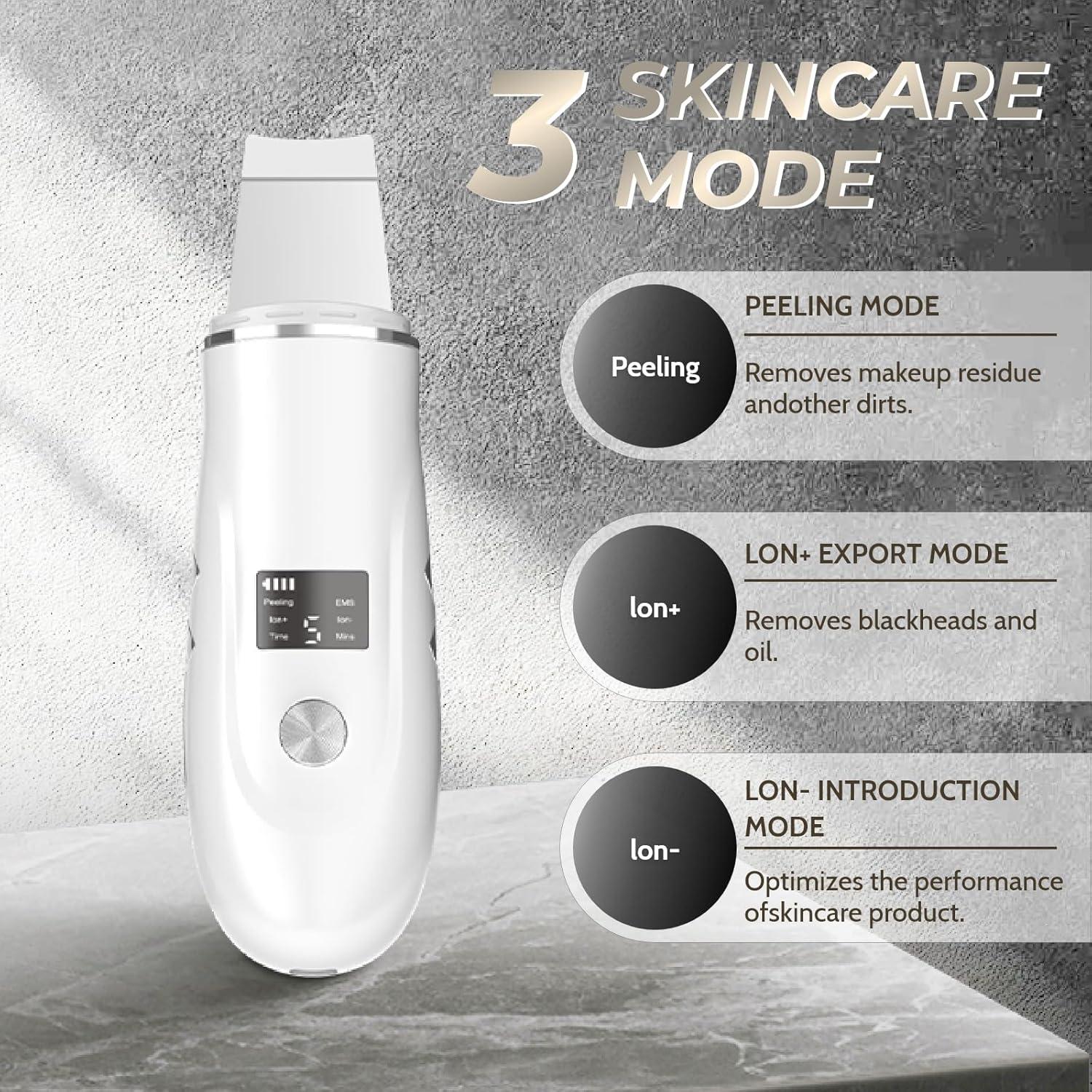 Espátula Facial Liedrg VP3 4 en 1 con Cargador USB