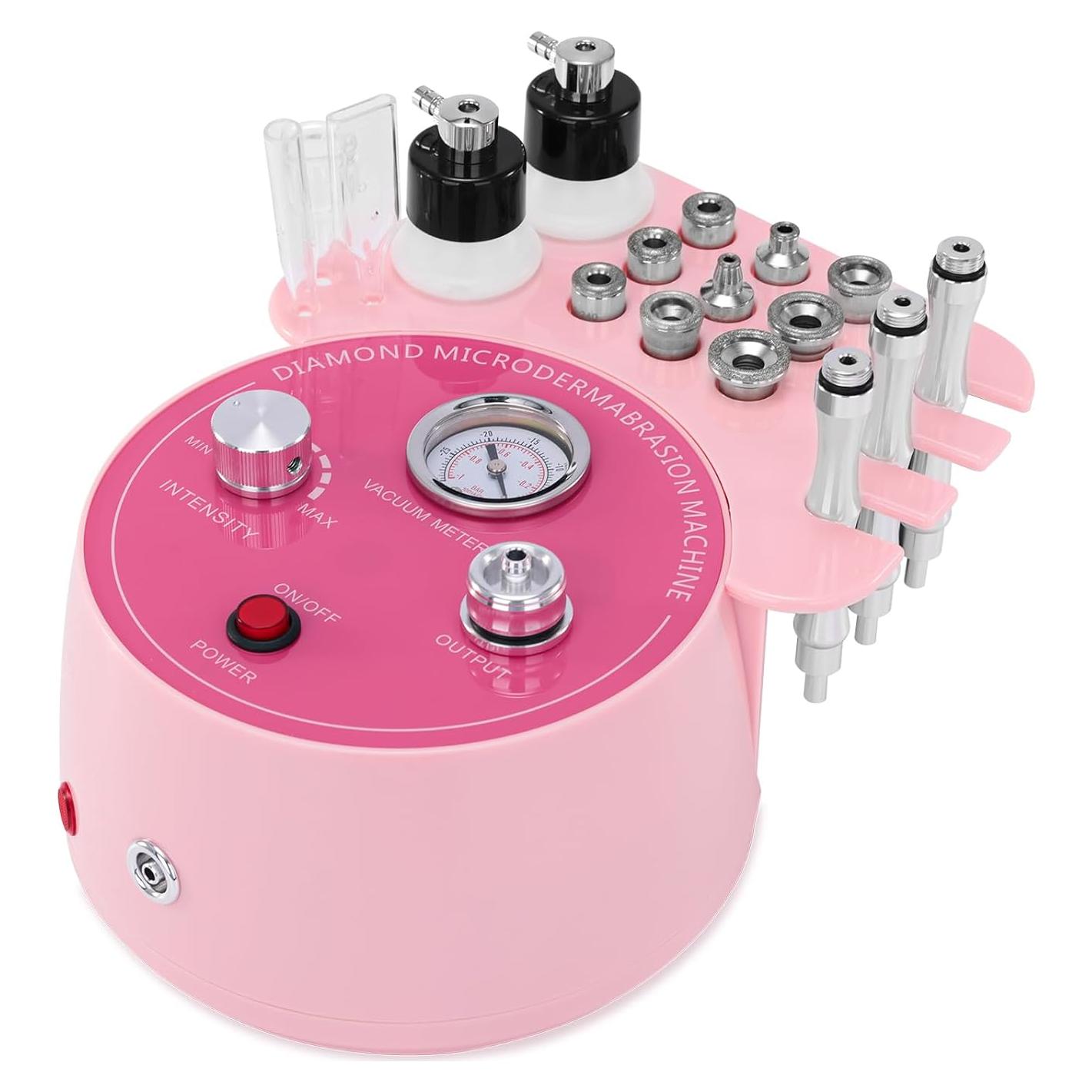 Máquina de Microdermoabrasión Yofuly 3 en 1 Rosa - Cuidado Facial