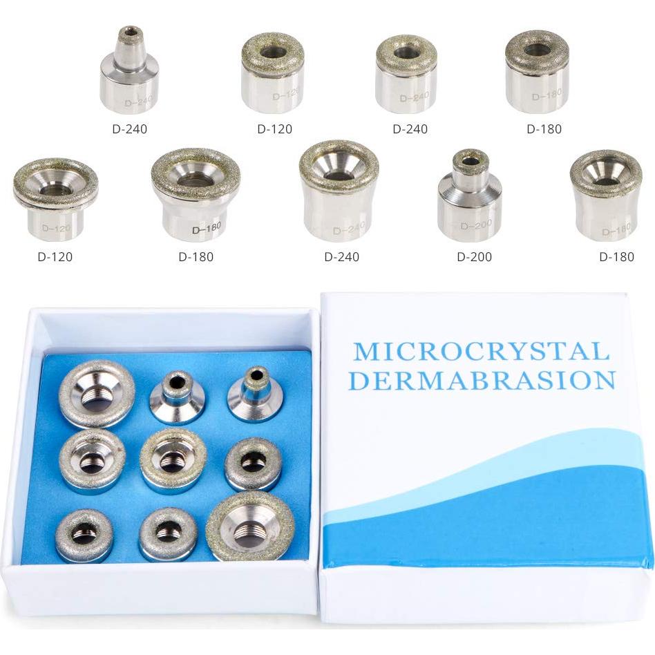 Consejos de Microdermoabrasión de Diamante UNOISETION 9 Piezas