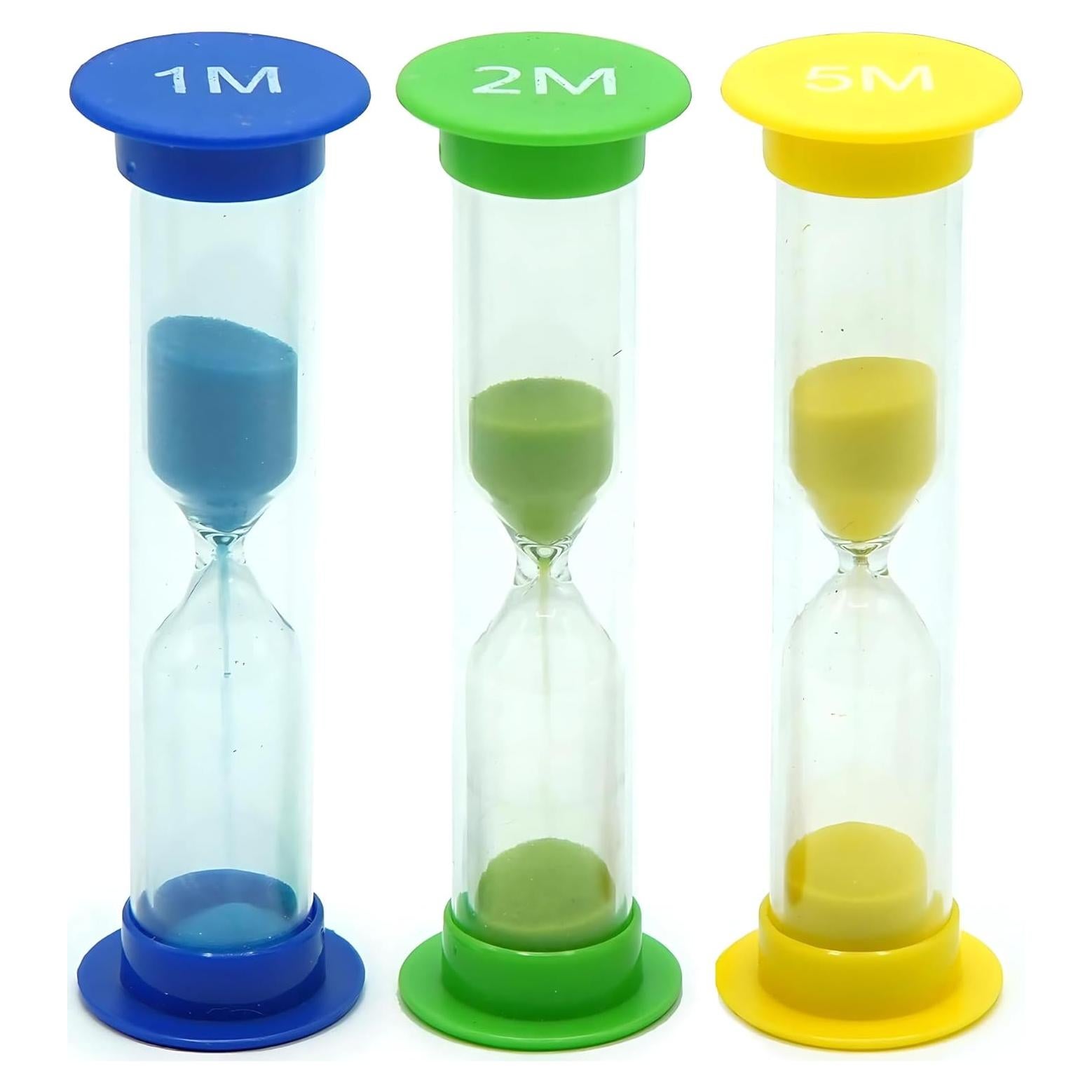 Reloj de Arena TeacherFav Set 3 Piezas 1-2-5 Minutos